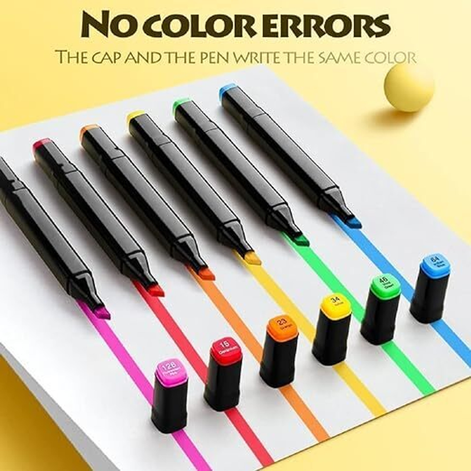 Image of NEEV ART Art Markers 48 Colours with Carrying Case for Painting Sketching