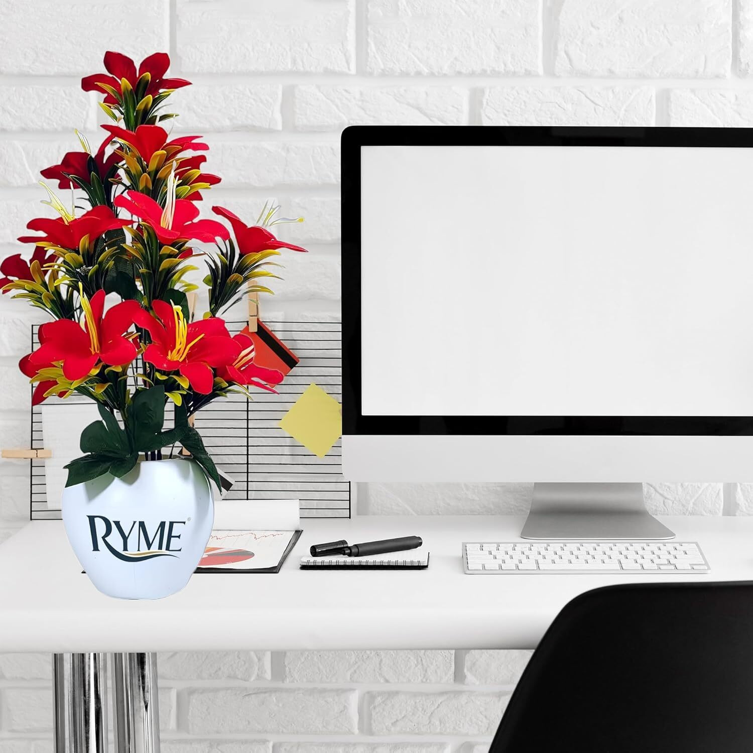 Image of Ryme Artificial Lilly Wild Artificial Plant with Pot
