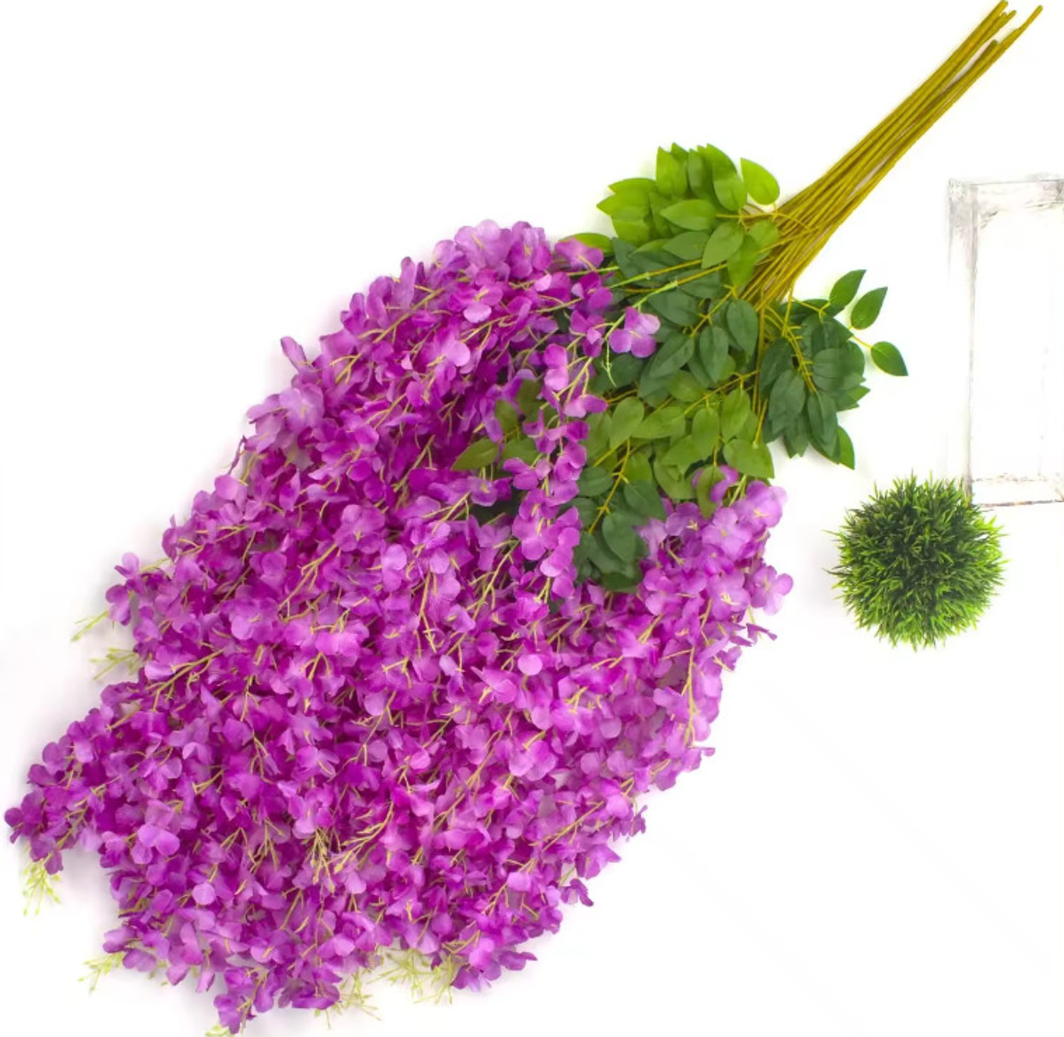 Image of Ryme Purple Westeria Artificial Flower