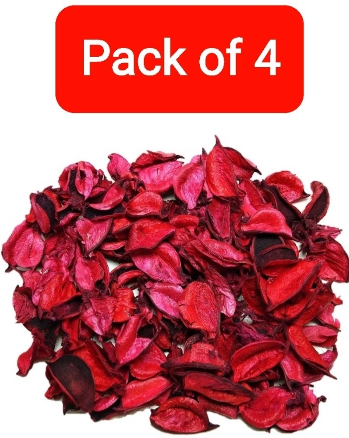 99 Home Decor Red Dry Artificial Leaves for Home Decoration/ Office Vase Fillers (Pack Of 4) Red Dried Twigs Artificial Flower