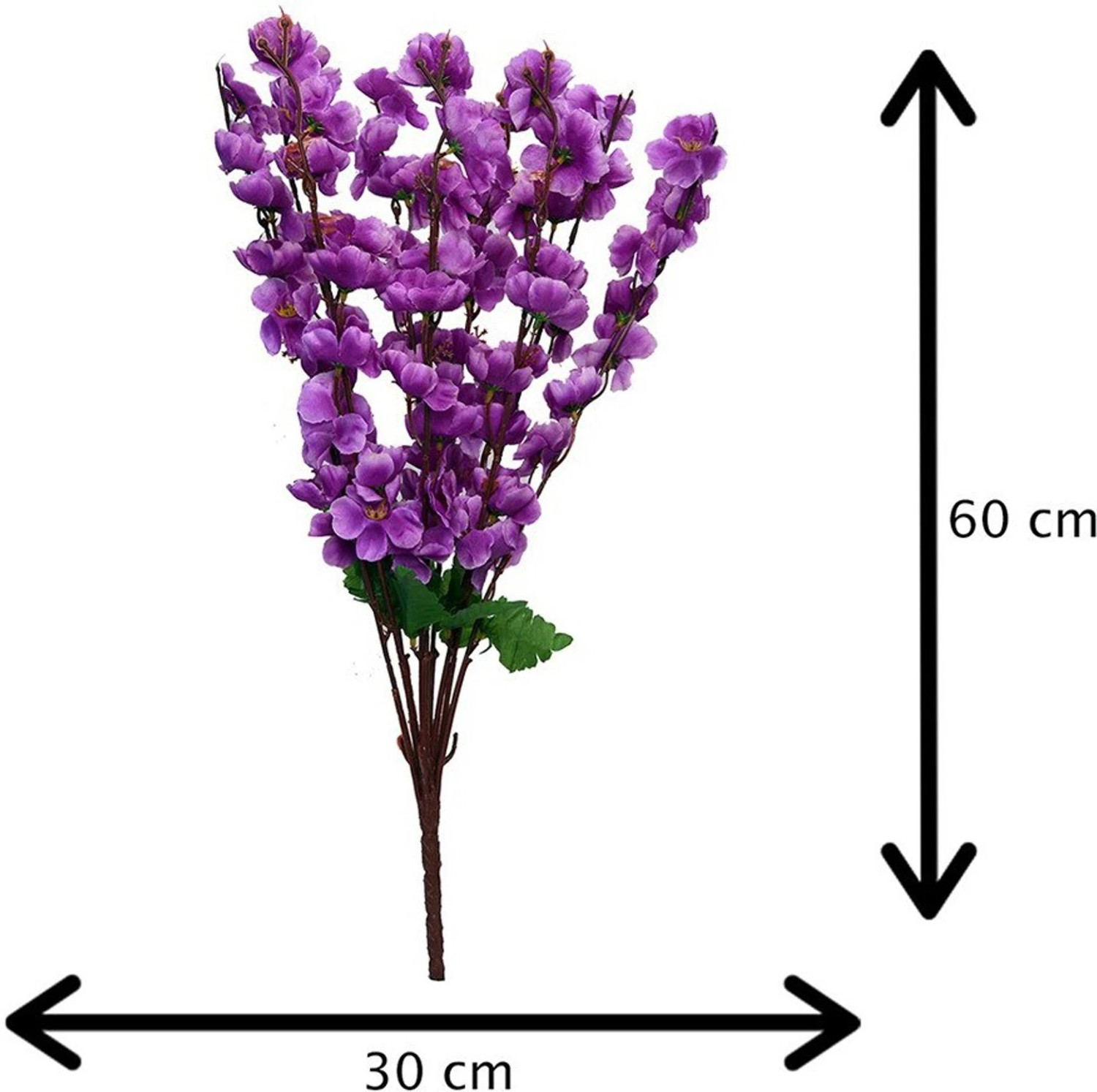 Image of OM COLLECTIONS ORCHIDS ARTIFICIAL FLOWER White, Purple Orchids Artificial Flower