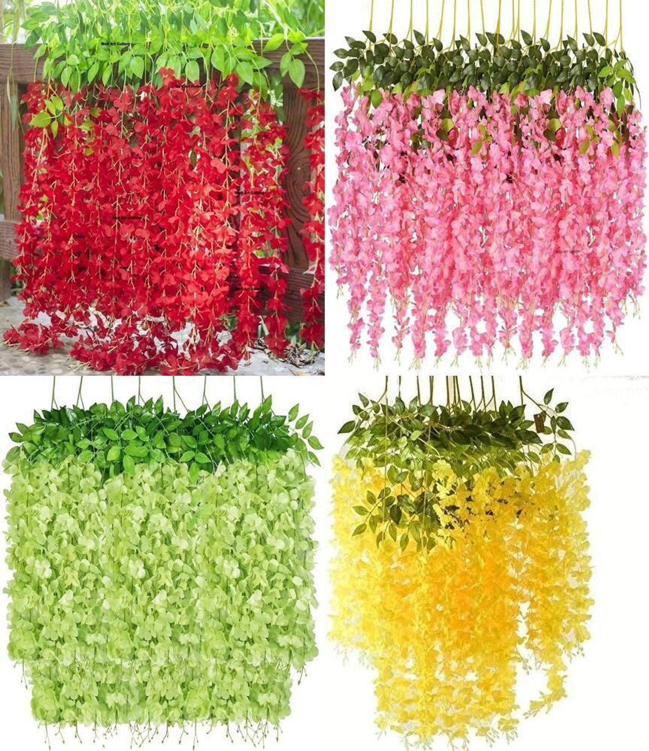 Image of Daissy Raise Multicolor Westeria Artificial Flower