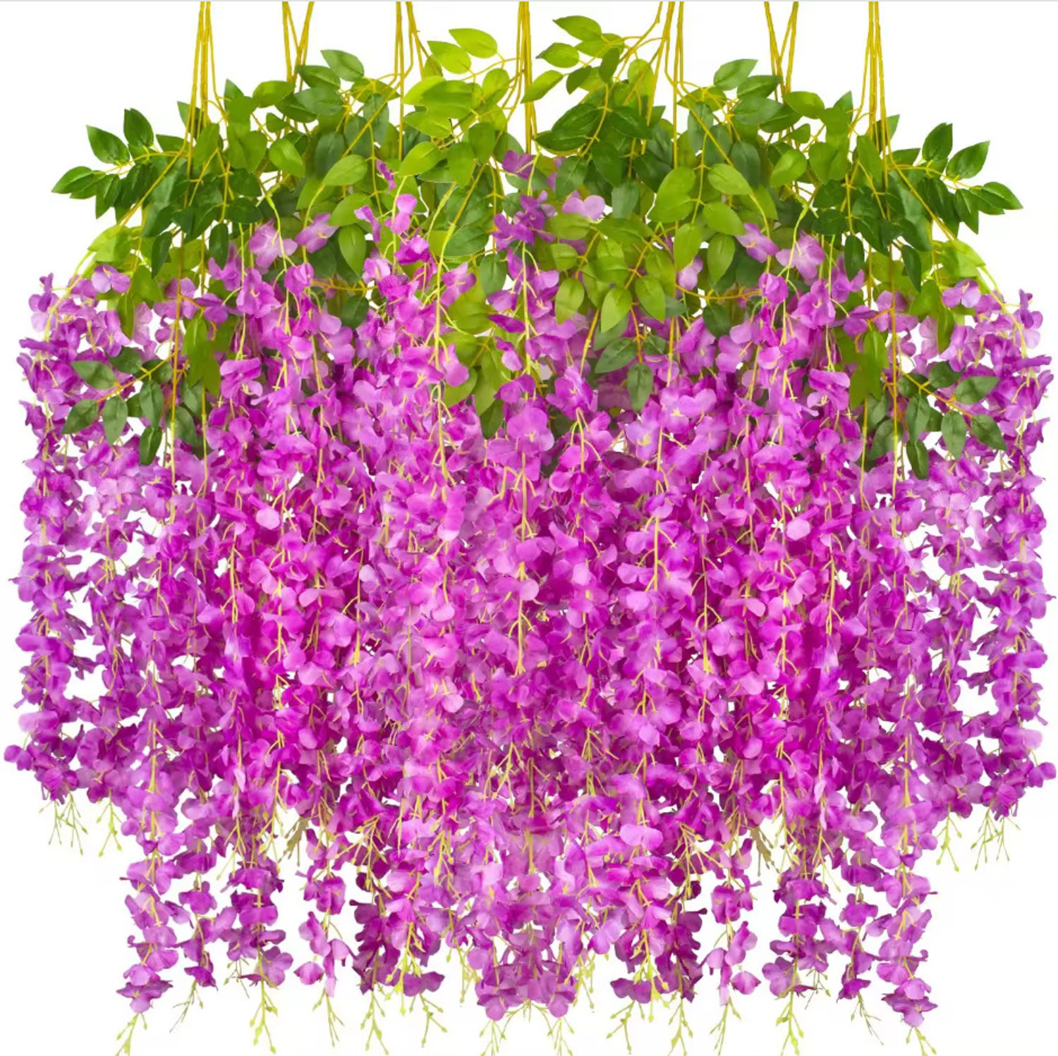 Image of Ryme Purple Westeria Artificial Flower