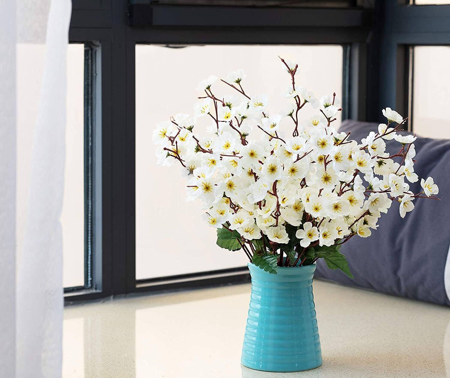Well Art Gallery Artificial Flower Bloosam for Home Decoration Wh