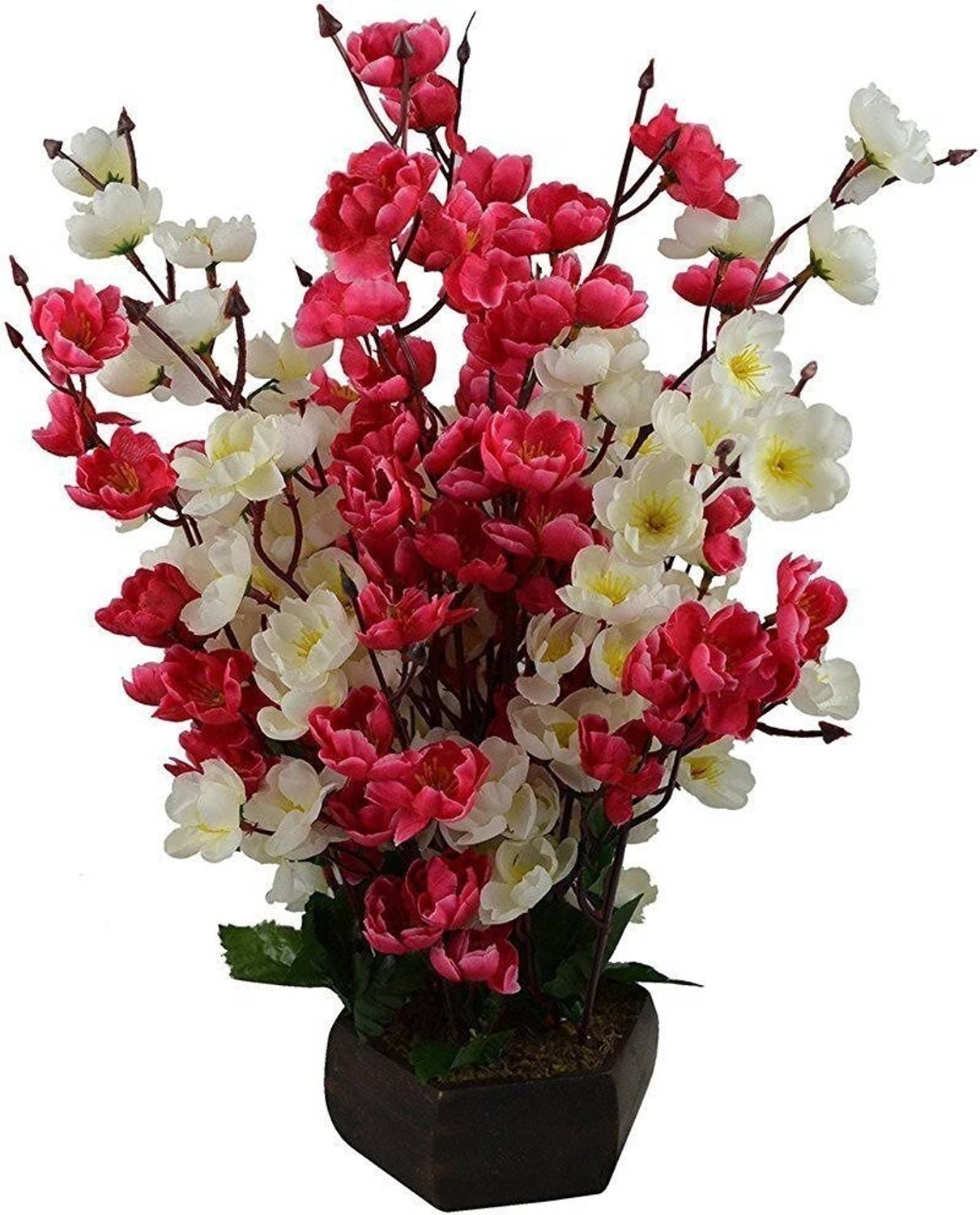 KAYKON Artificial Orchid Blossom Pot Red - Image 4