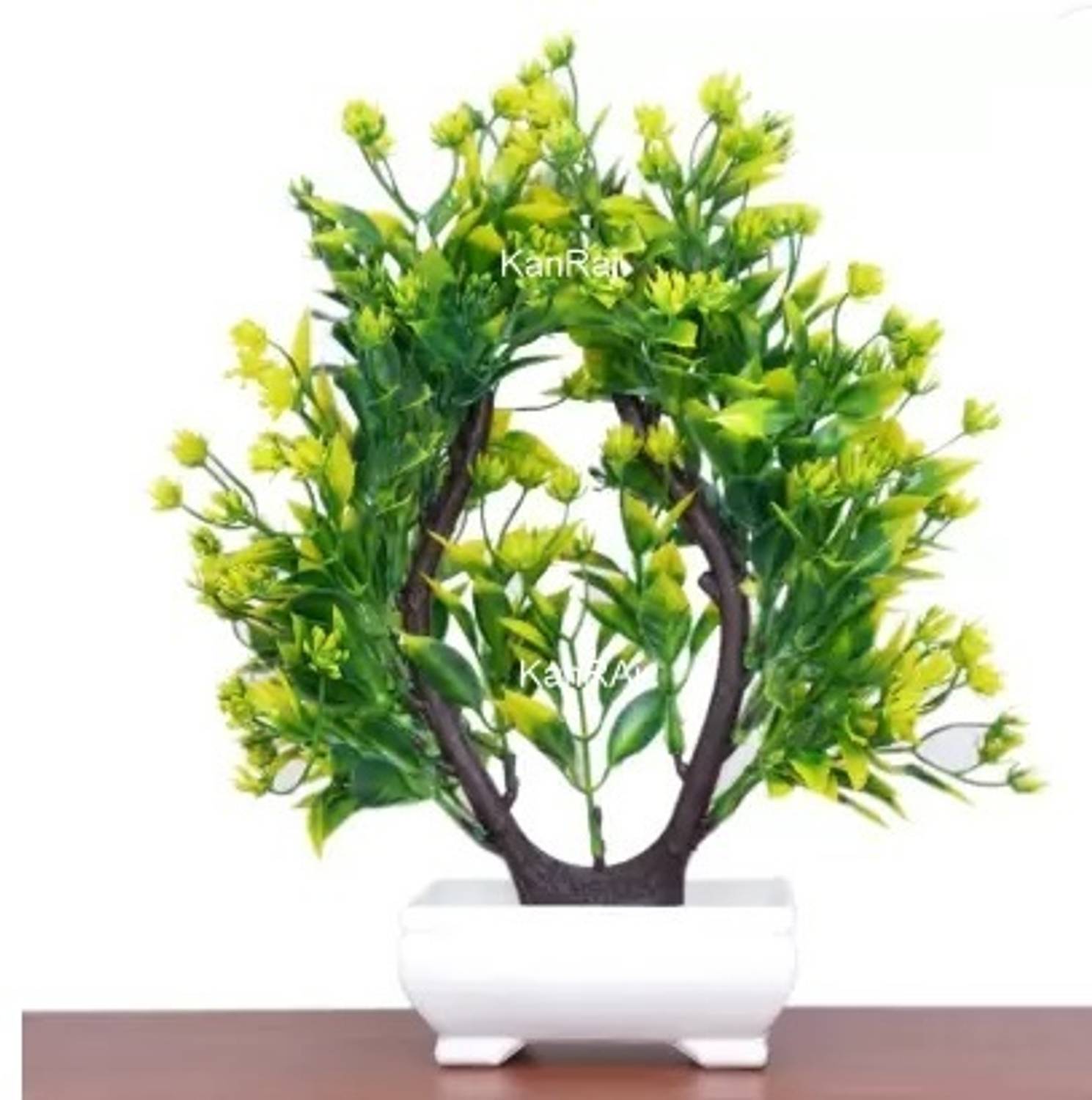 KanRaj Yellow Wild Flower Artificial Flower with Pot Yellow Wild Flower Artificial Flower with Pot