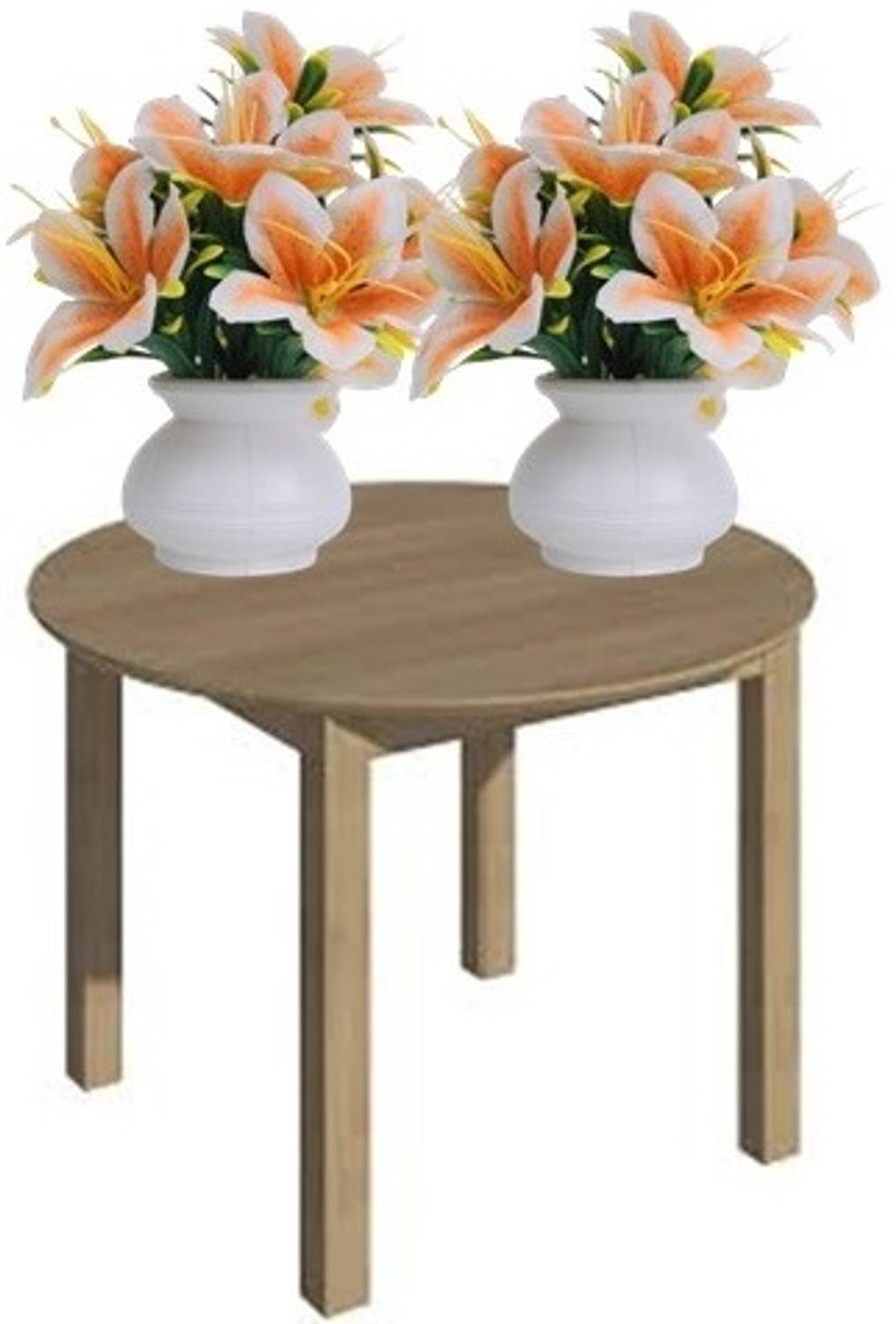 KanRaj artificial lily flower plant pack of 2, Orange Orange Lily