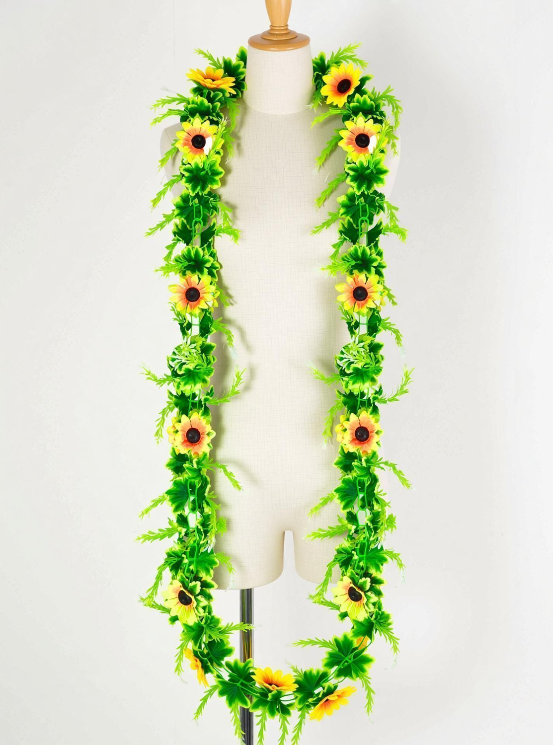 Image of ISHANIE Wall Hanging Chain Sunflower Home and office Decoration Multicolor Sunflower Artificial Flower