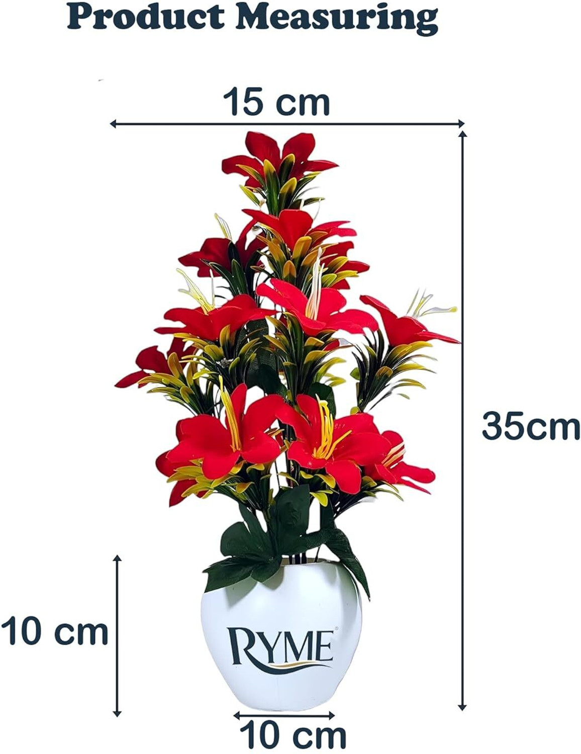 Image of Ryme Artificial Lilly Wild Artificial Plant with Pot