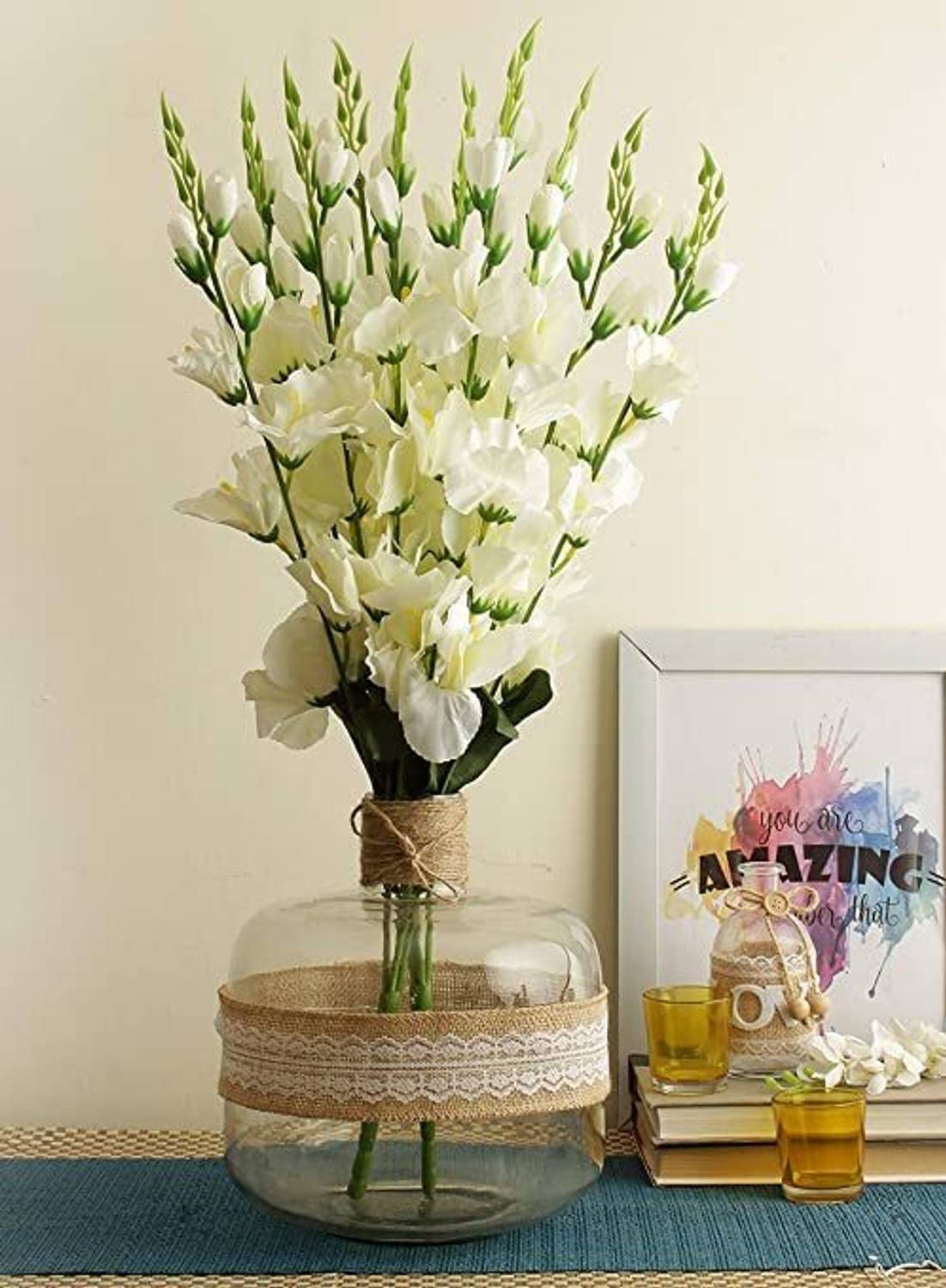 Well Art Gallery Flowers Bunch for Home Living Room Corner Table