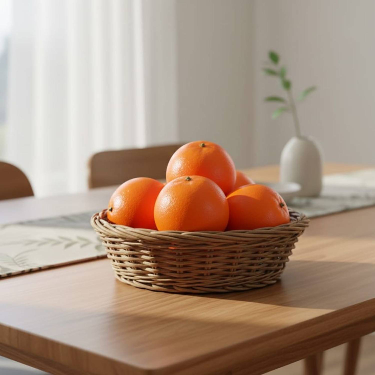 CLOUDEX Artificial Orange Fruits For Home,Hotel,Fruitshops and