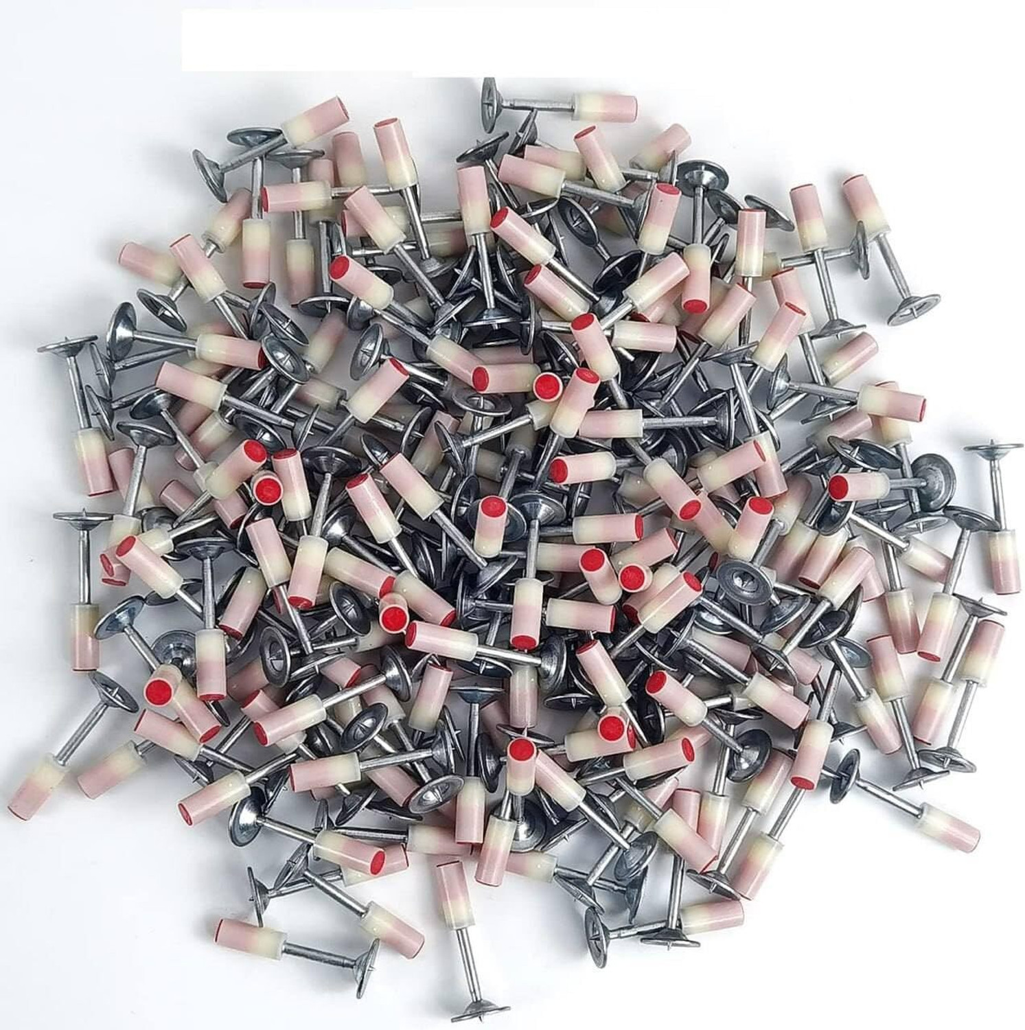 Image of XDHARMISHT Manual Steel Nail Gun Nails 7.3mm Round Nails 100 pcs for Concrete Wall Tool Manual Steel Nail Gun Nails 7.3mm Round Nails 100 pcs for Concrete Wall Tool Collated Screw Gun