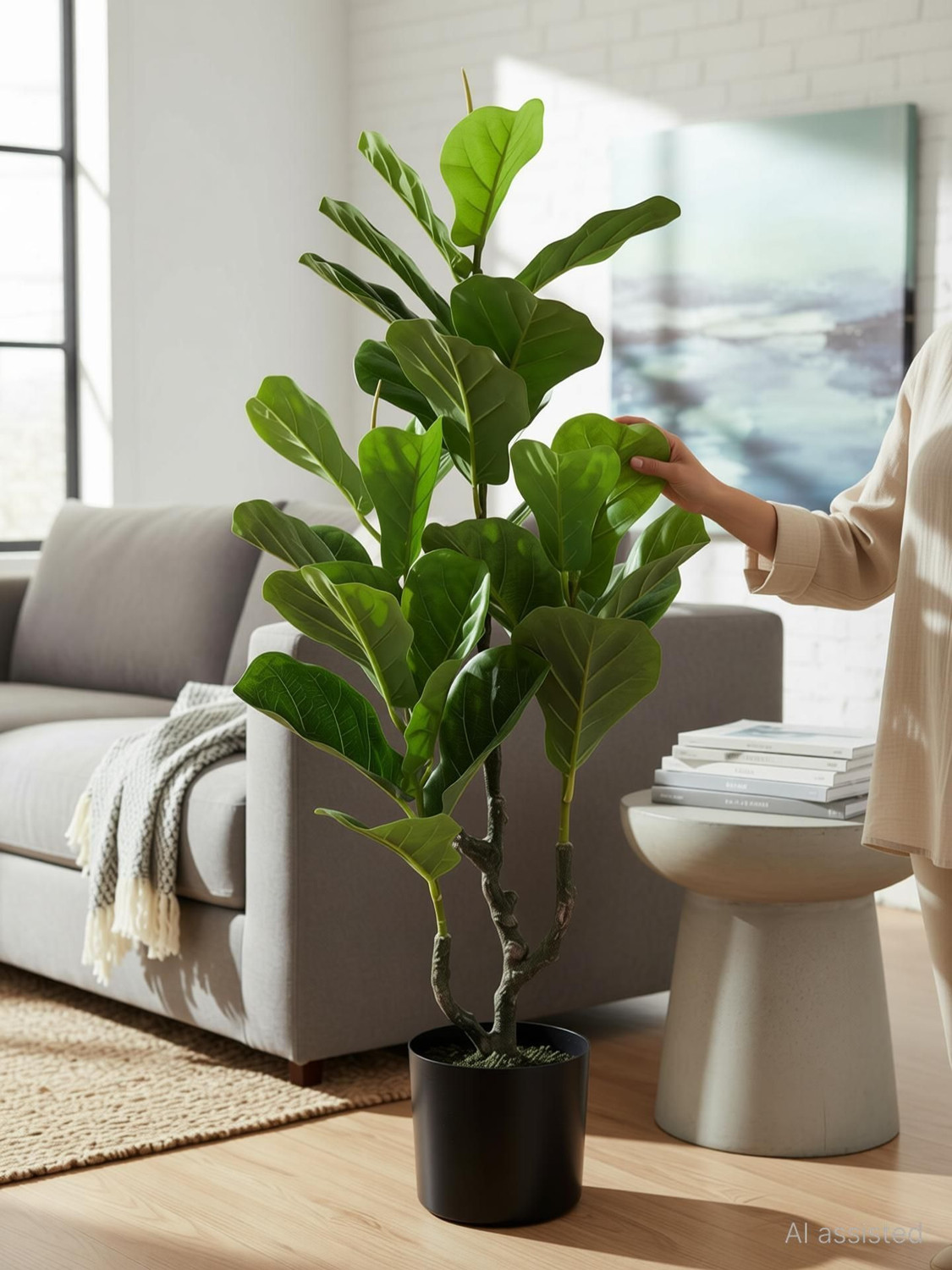 Image of GardenGyani Artificial Plant with Pot