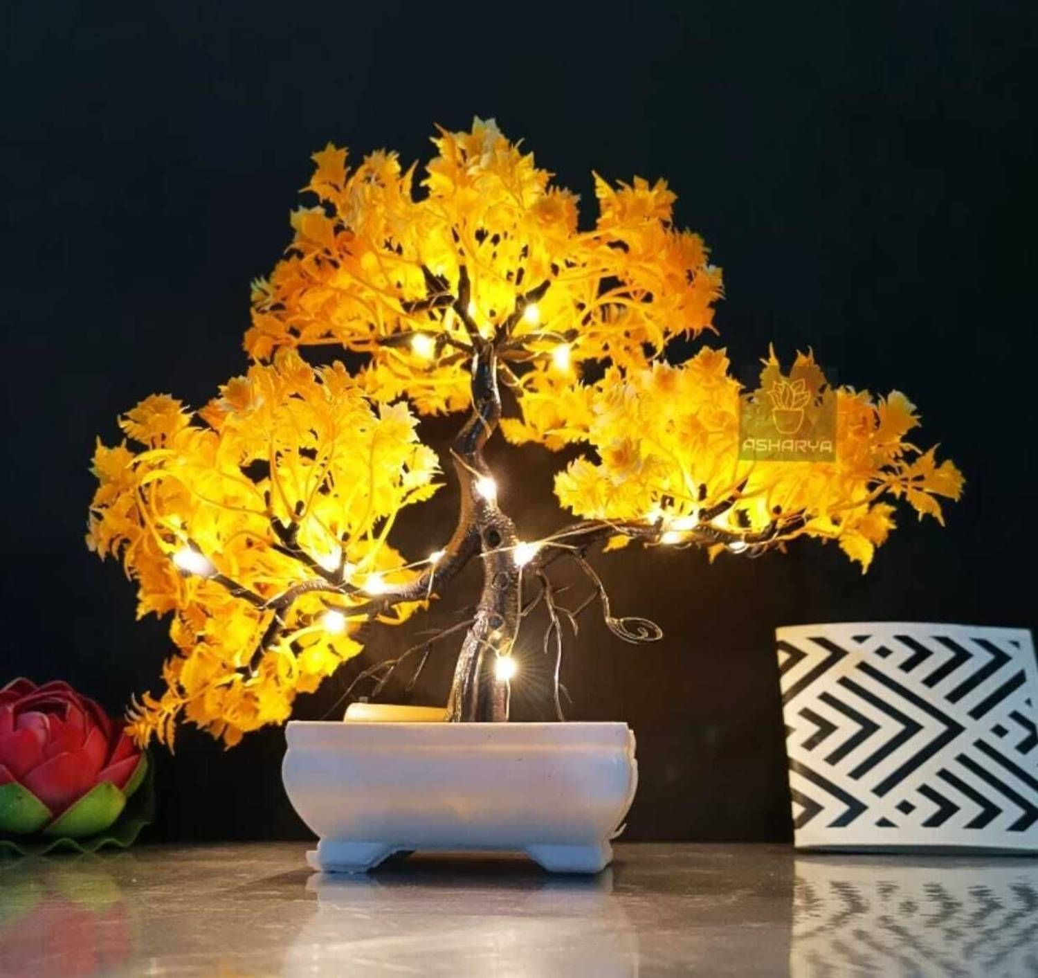 DIYANK Artificial Bonsai Tree with Sparrow - Image 4