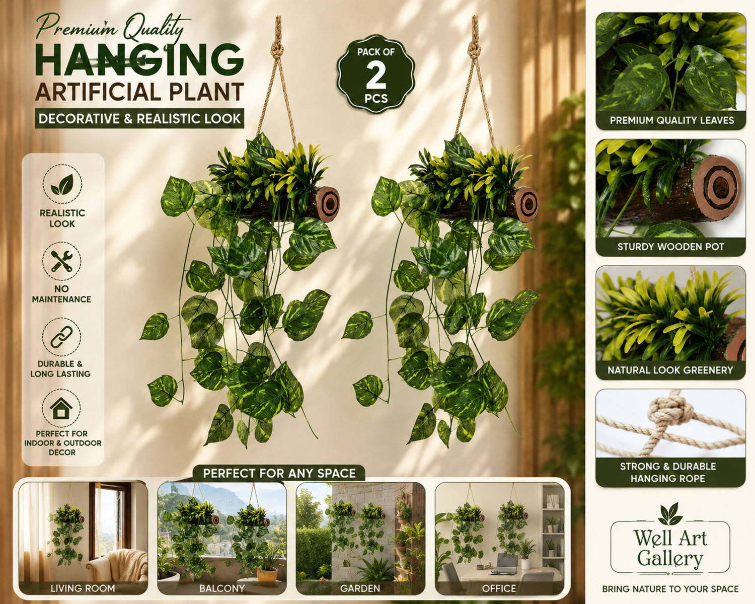 Image of well art gallery Artificial Plant