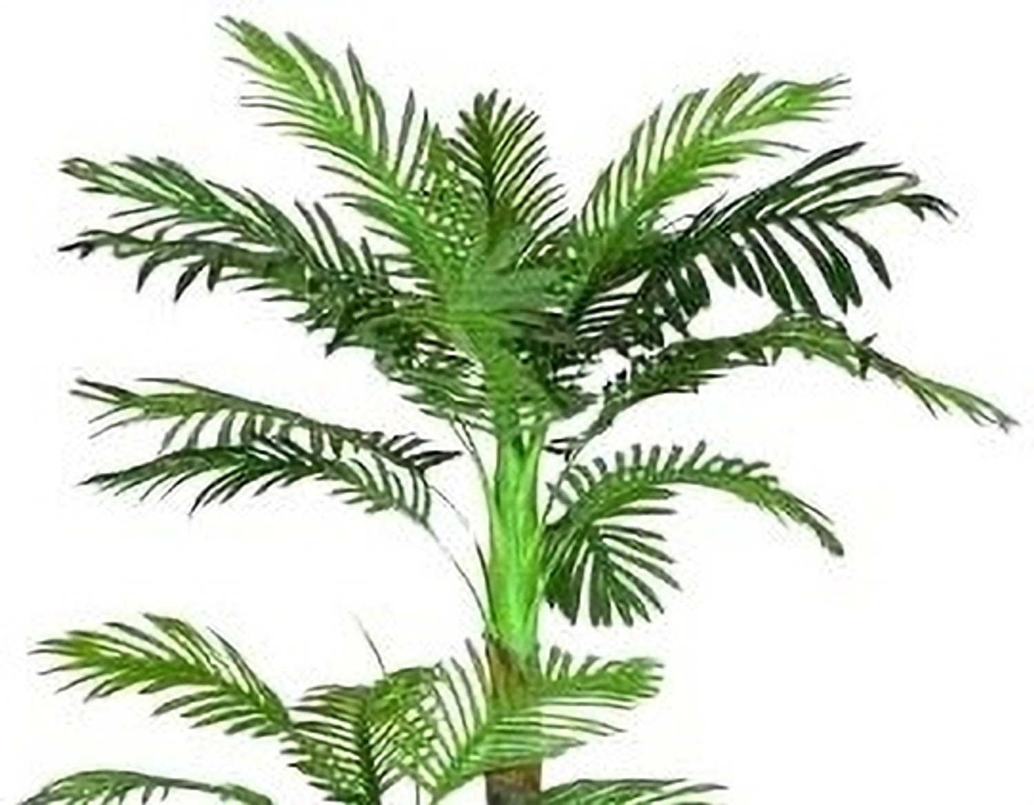 Image of KOONIV Big Artificial Palm Tree Green Plant Home Decorative Artificial Tree Bonsai Artificial Plant with Pot