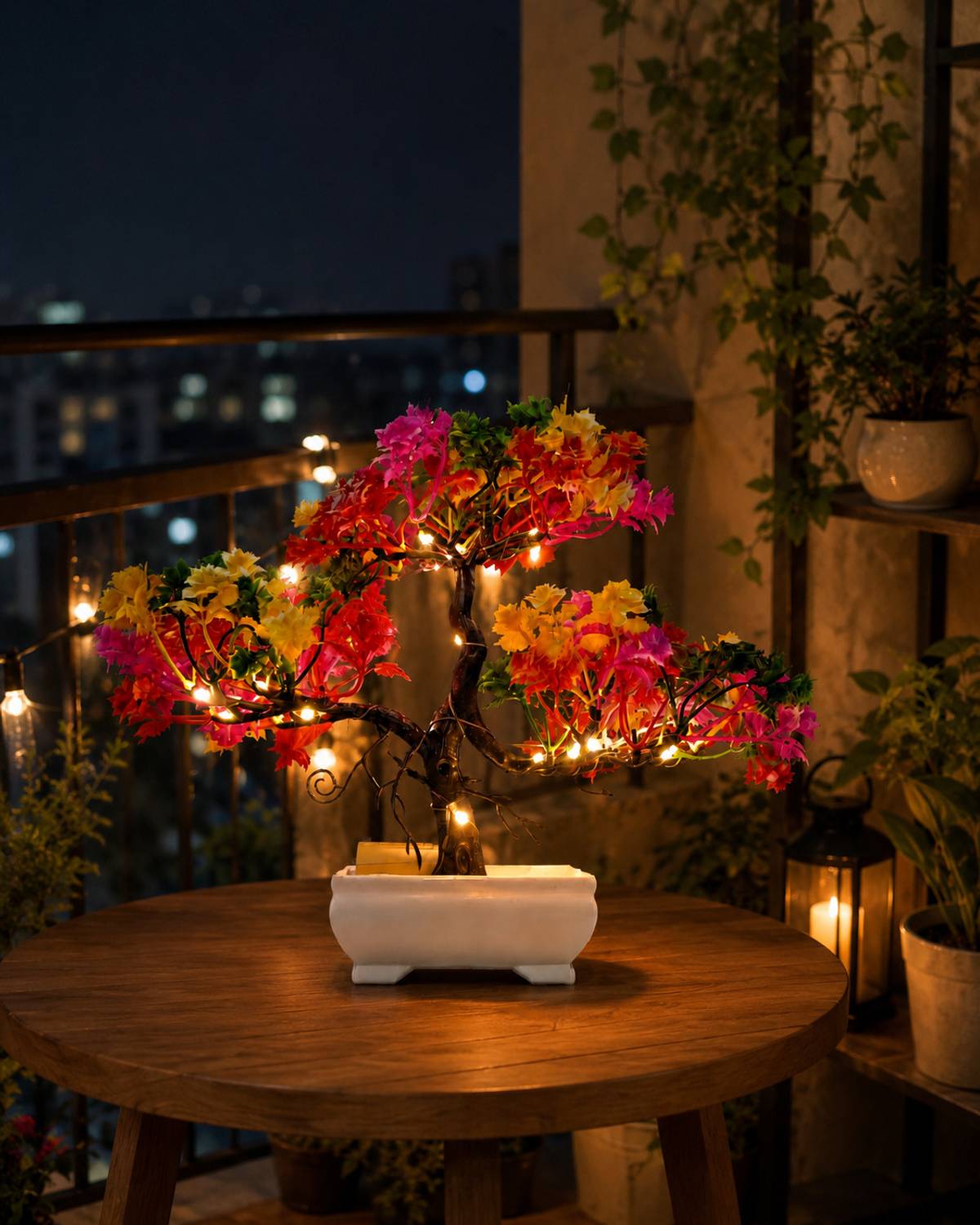 Aronik Multicolour LED Plant with Pot - Image 4