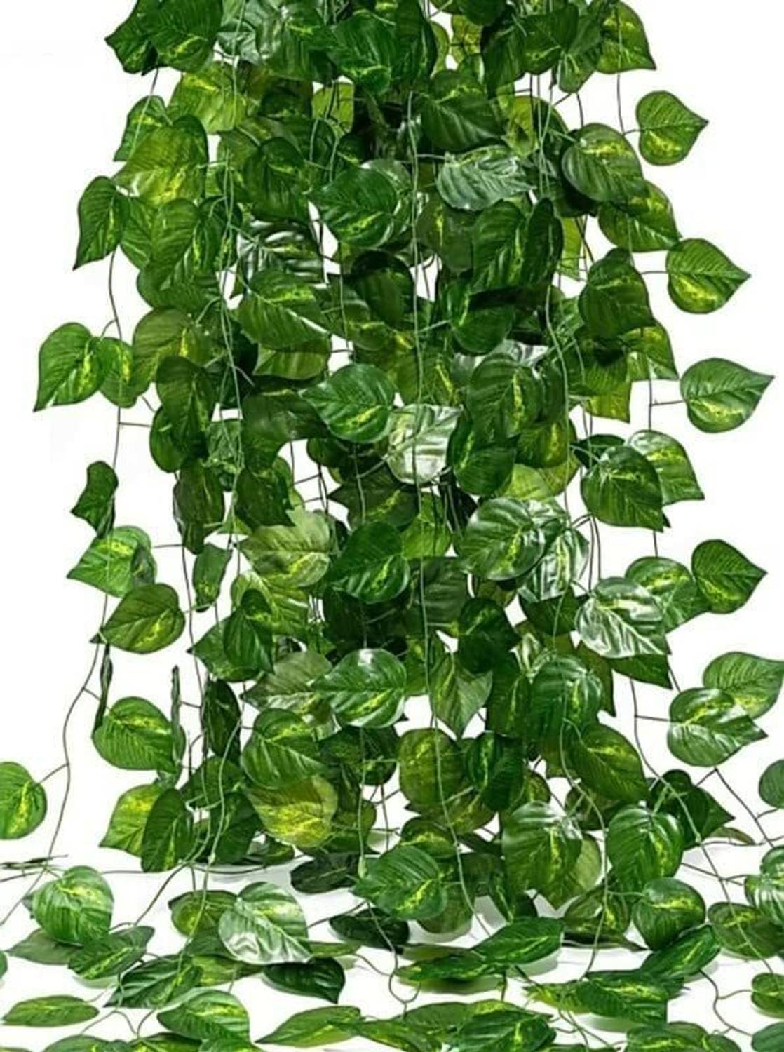 DECORKITE 8ft Set of 3 Artificial Money Plant vine, For Home Off