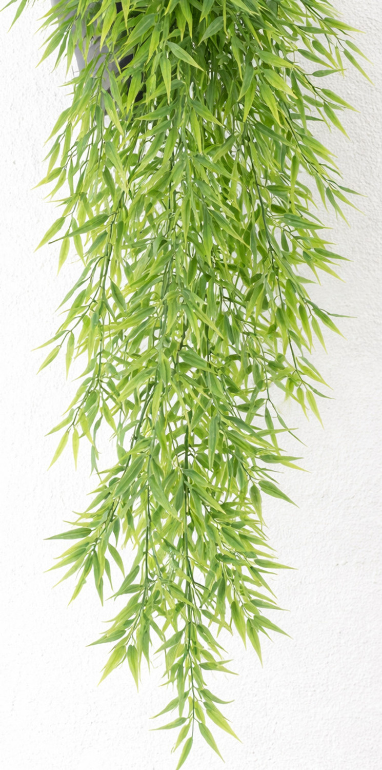 Image of Ansaribrothers Artificial Bamboo-Hanging-Plants For Home Wall Balcony Decoration Pack of 1 Artificial Plant (76 cm, Green)