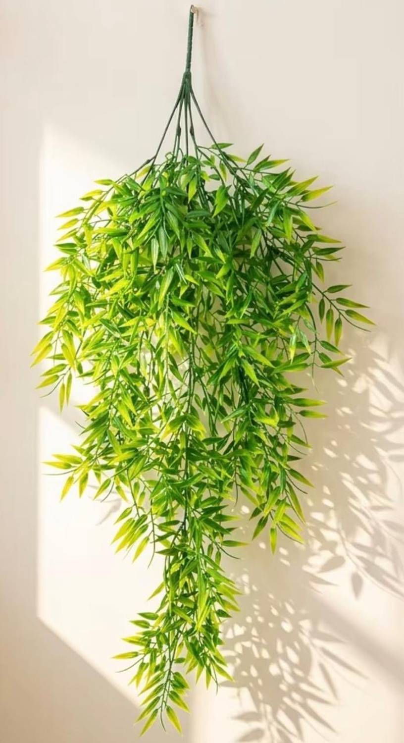 Ansaribrothers Artificial-GreenHangingFernVine-1PK Artificial Plant
