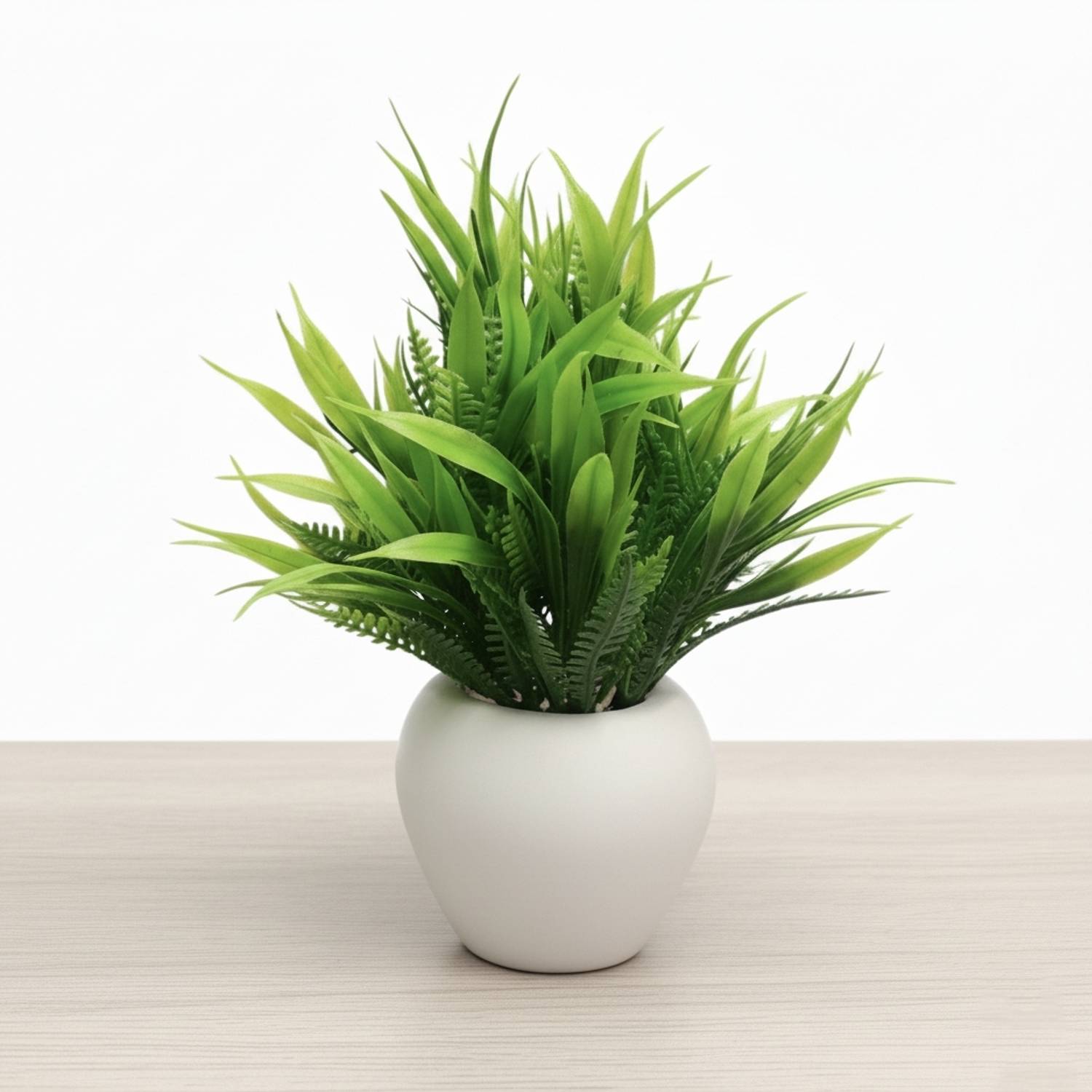 aunique Grass Artificial Plant for Home decor Bonsai Wild Artificial Plant with Pot