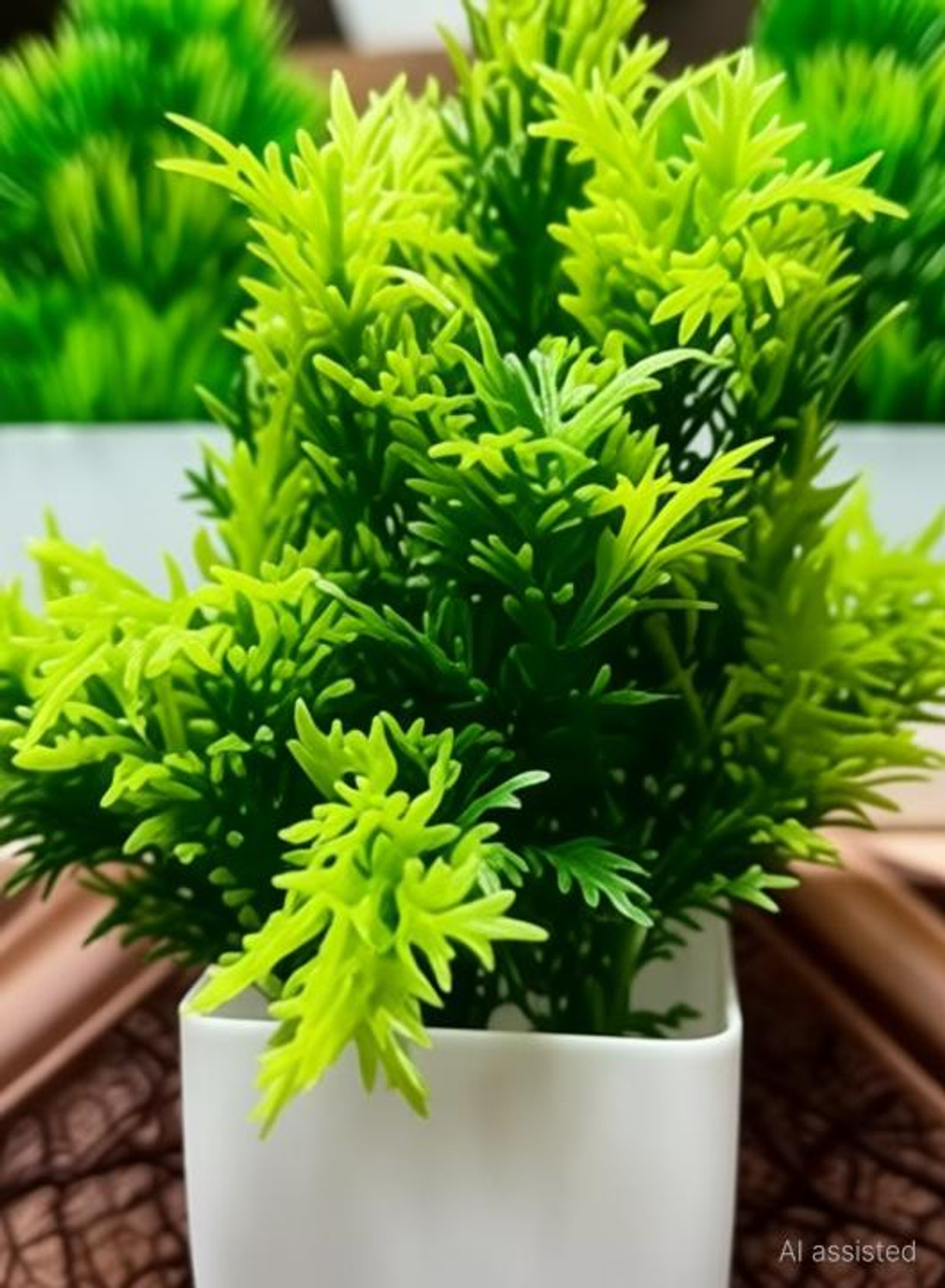 Image of Naturaly Naturaly Set of 10 Artificial Plants Bonsai Wild Artificial Plant with Pot Bonsai Artificial Plant with Pot
