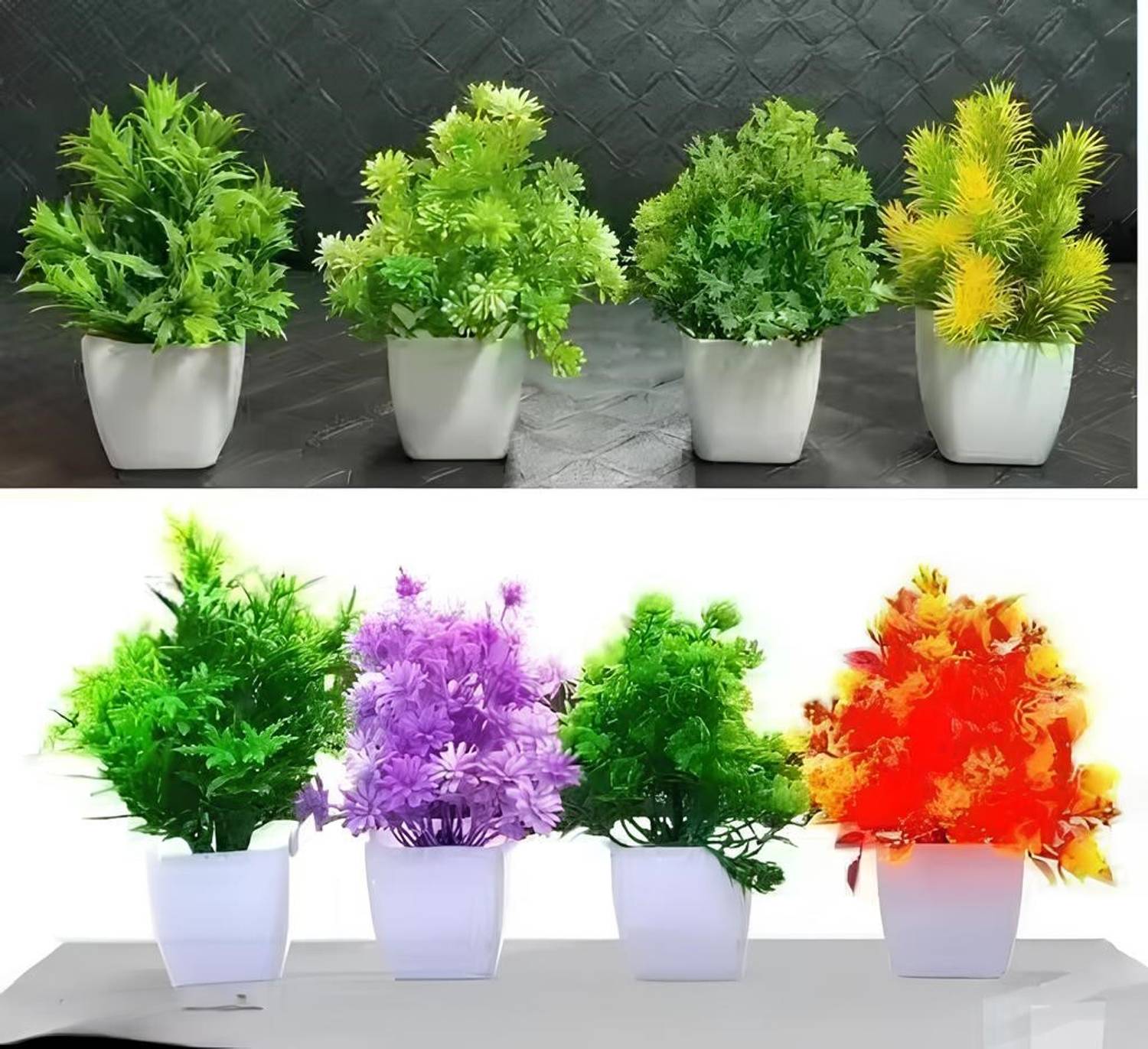 Akp Home & Office Décor Artificial Plant Bonsai Wild Artificial Plant  with Pot