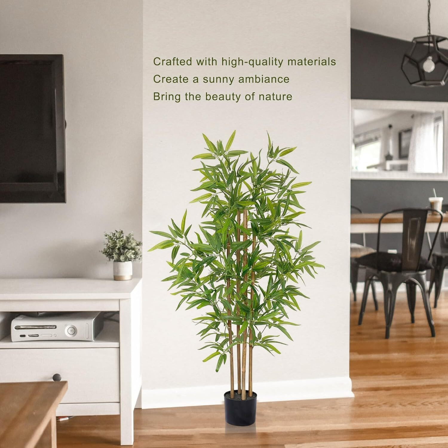 Image of GardenGyani Artificial Bamboo Plant 120CM Without Pot Artificial Plant