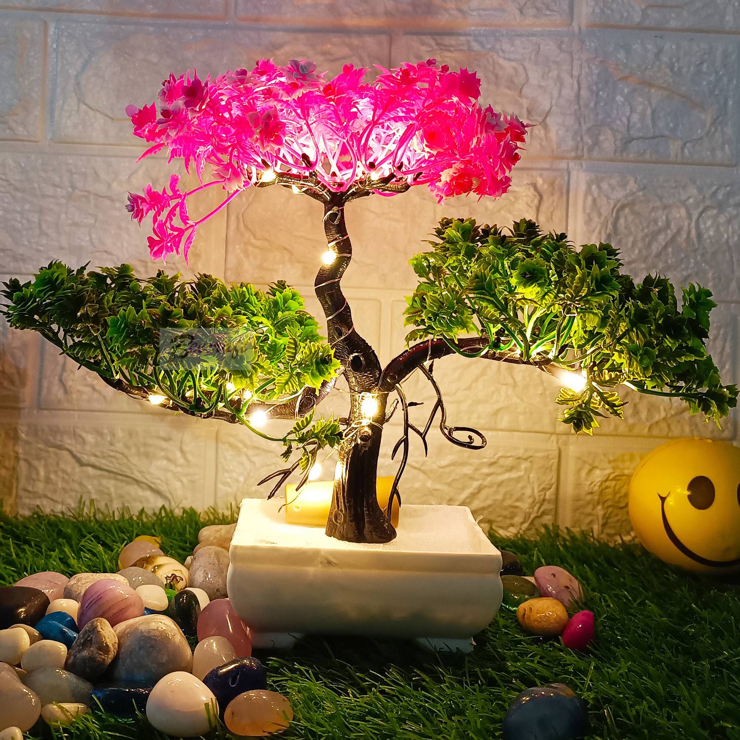Handybee Artificial LED Tree for Office, Home And Room Dcor, Faux Bonsai  Tree Pot Bonsai Artificial Plant with Pot Price in India - Buy Handybee  Artificial LED Tree for Office, Home And
