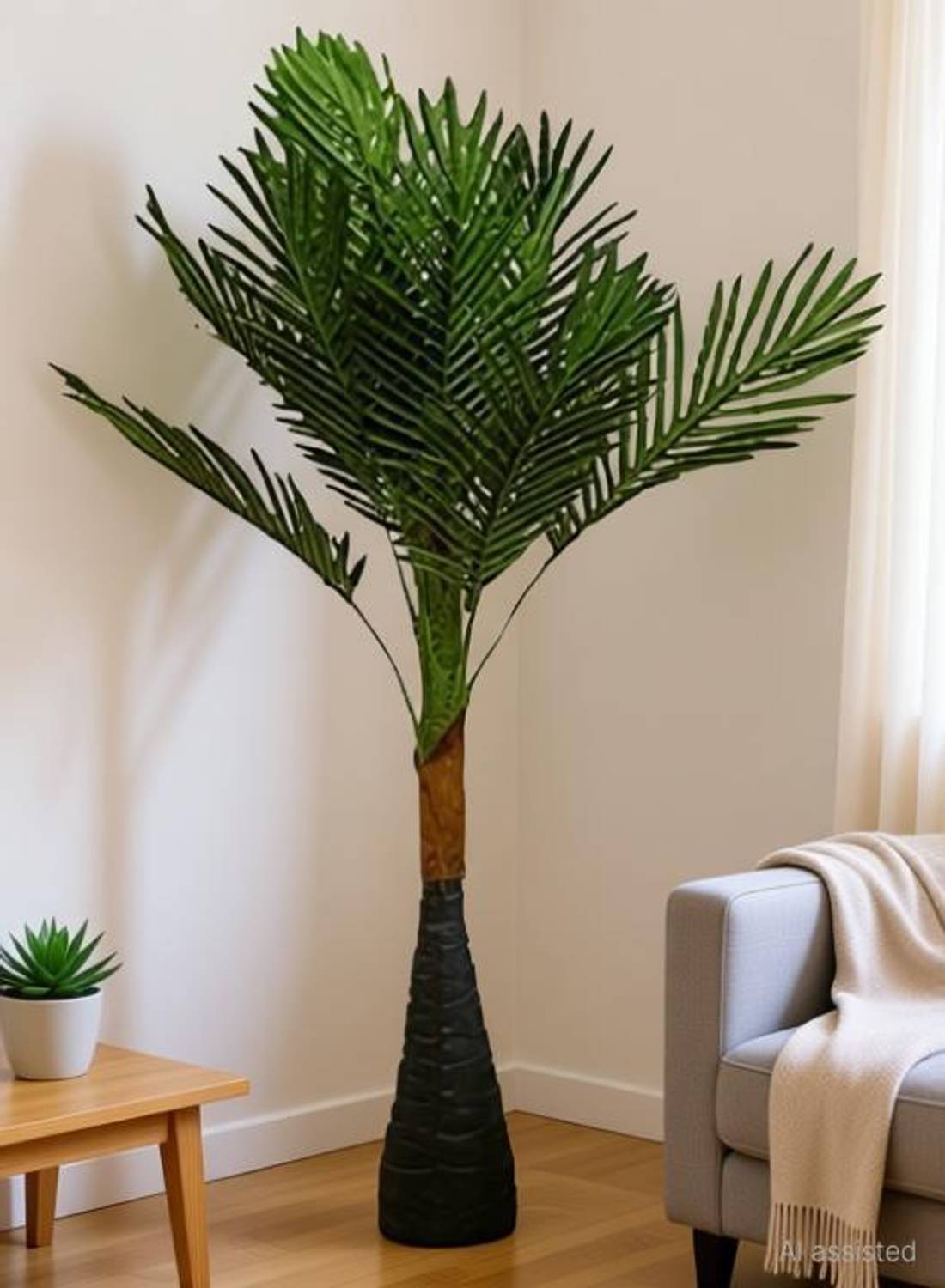 KAYKON Artificial Palm Tree With Natural Looking Plant Home Decor