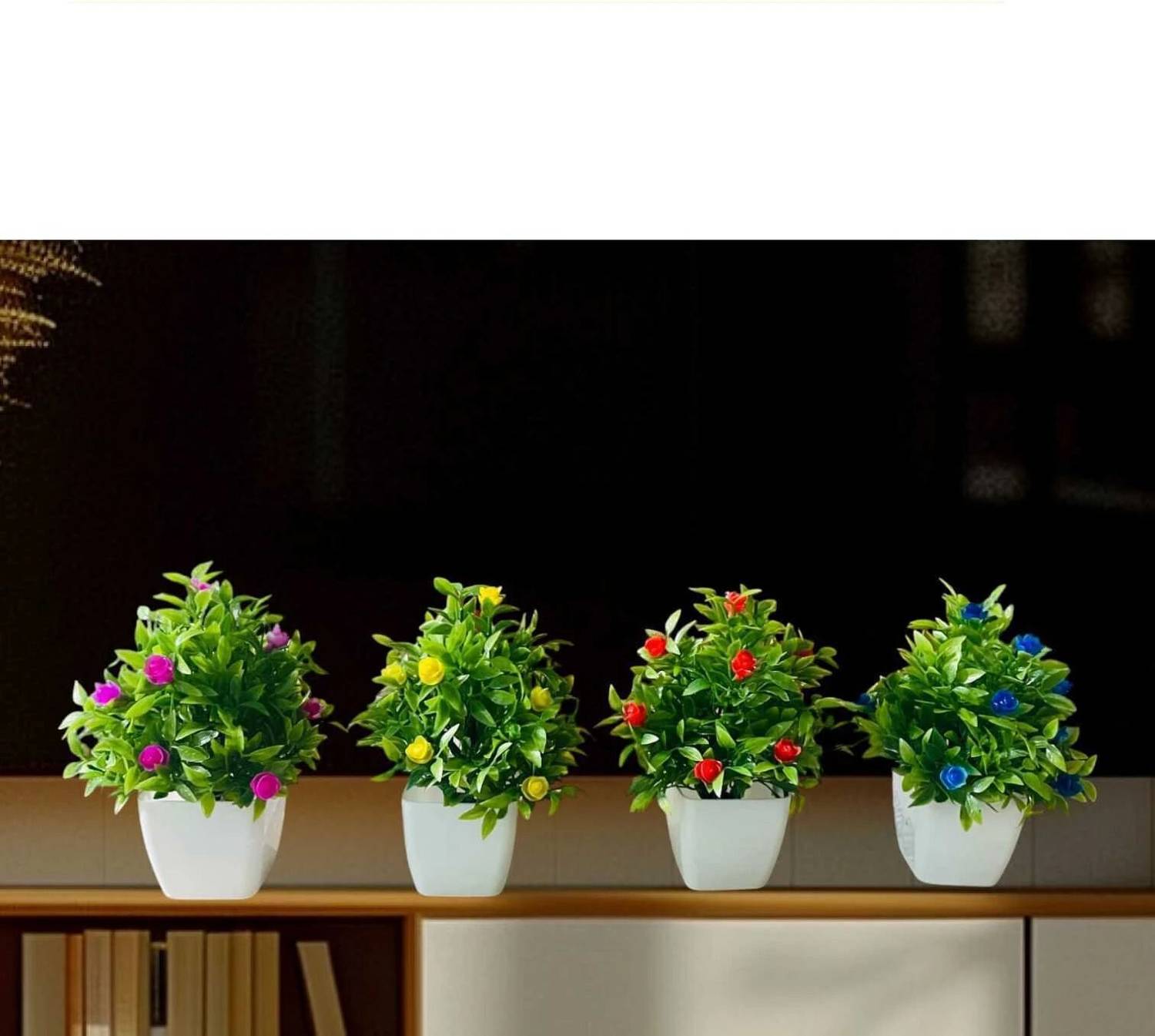 RAKANO Artificial Plants Small Indoor PottedSmal Plants for Home