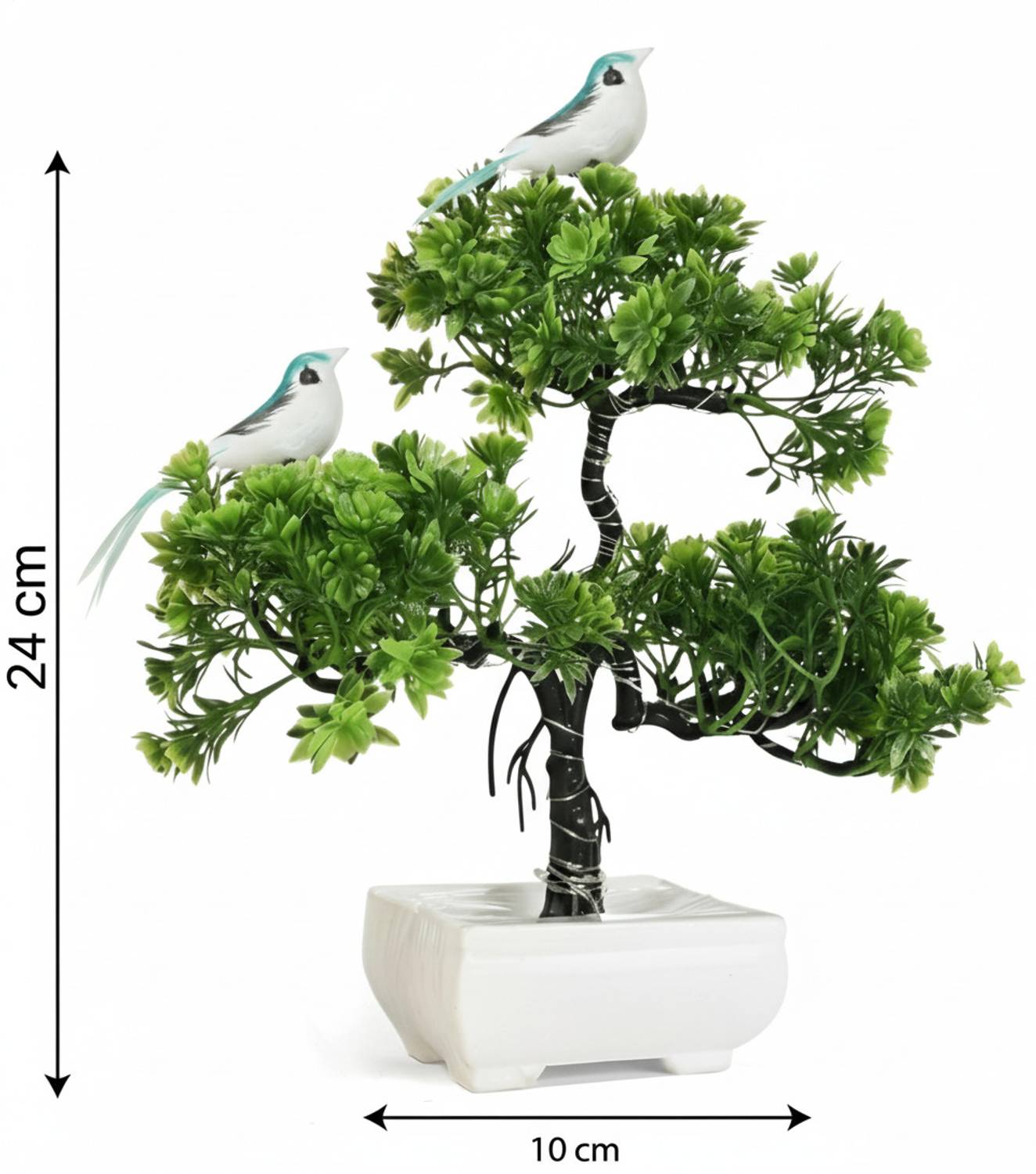ABHIASH Green Tree Plant with Bird & Light - Image 4