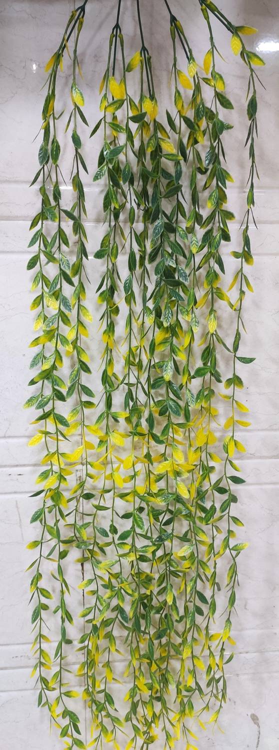 BAARIG Natural Looking 15 Long Hanging Creeper Leaves Artificial Plant