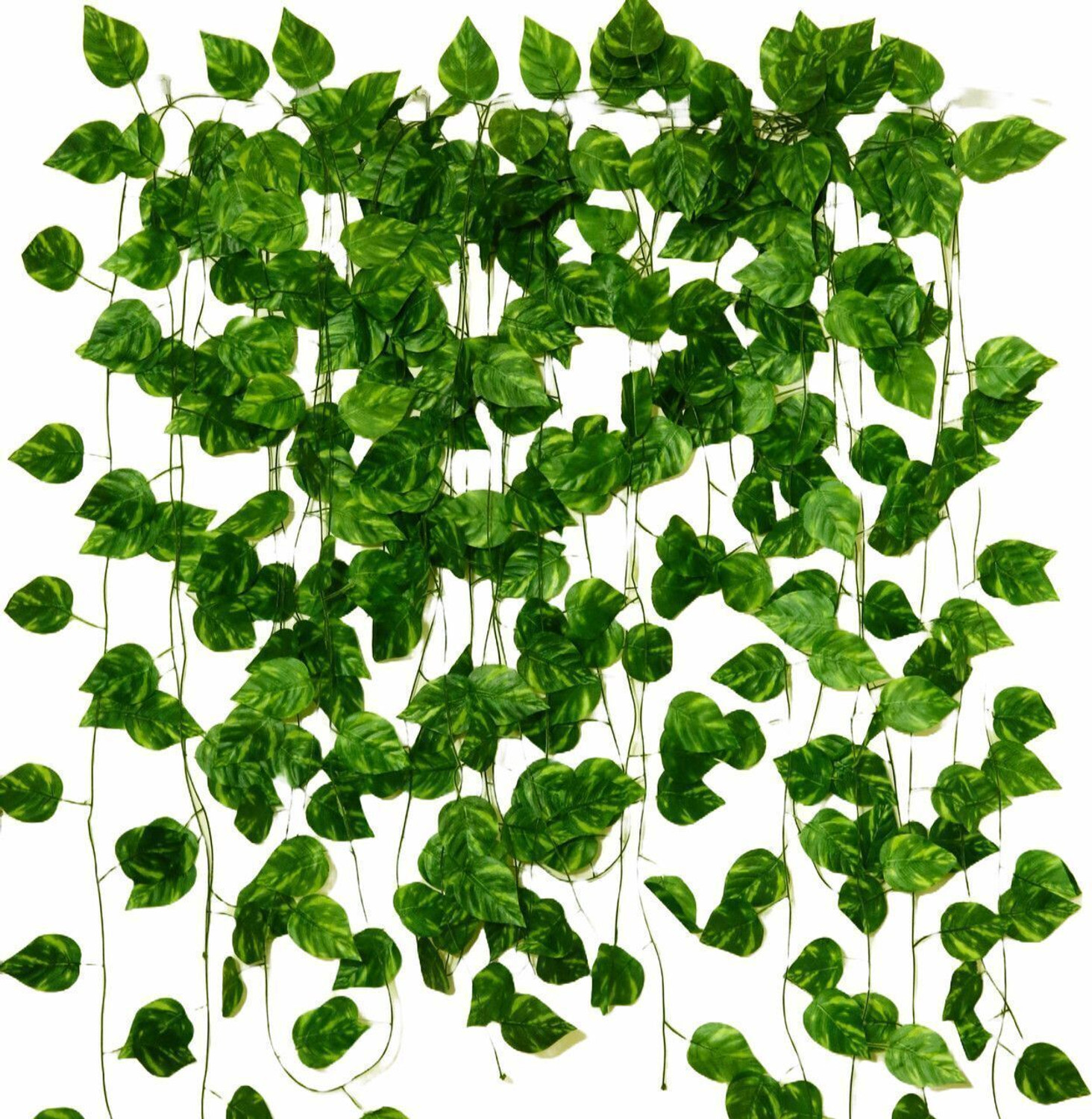 Image of svc Set of 2 Artificial Money Plant Creeper|Wall Hanging|Home |8 FIT Bonsai Artificial Plant