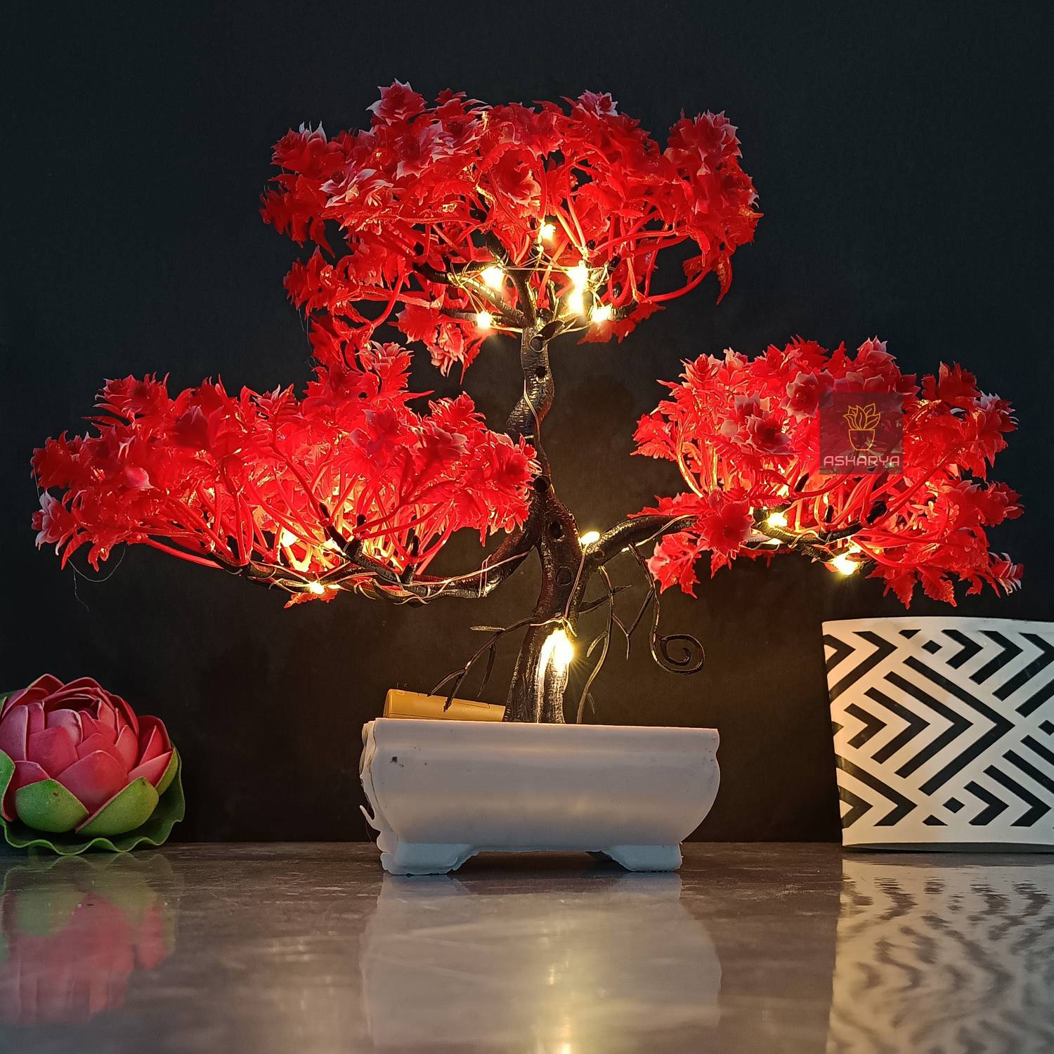 Asharya LED Artificial Tree - Elevate Your Home Decor with Stunni