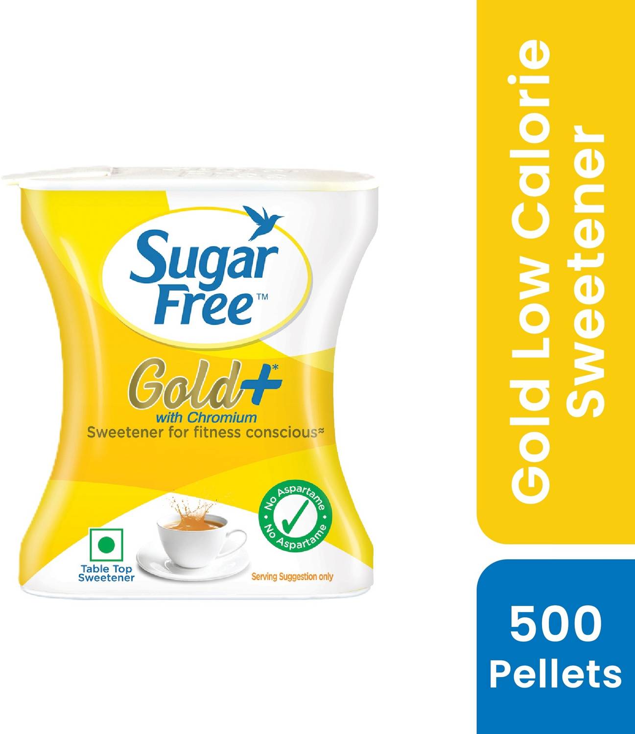 Sugar Free Gold+, 500 Pellets