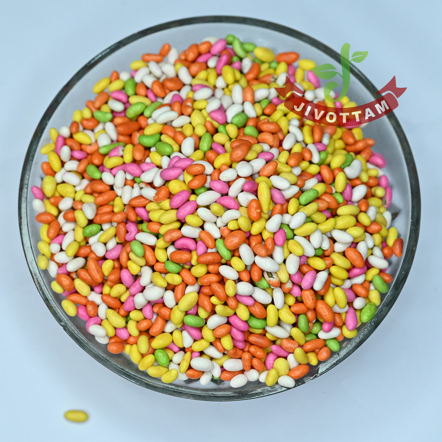 Image of JIVOTTAM Mouth Freshener Saunf Sugar-Coated Fennel Seeds Sweet Mouth Freshener
