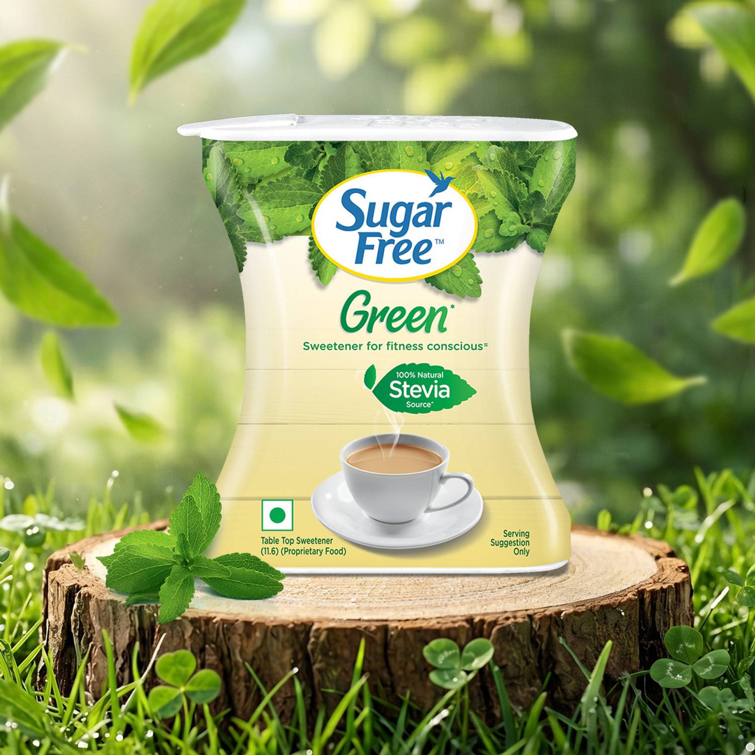 Sugar free Green Stevia, Made from 100% Natural Meethi Tulsi (Ste... more