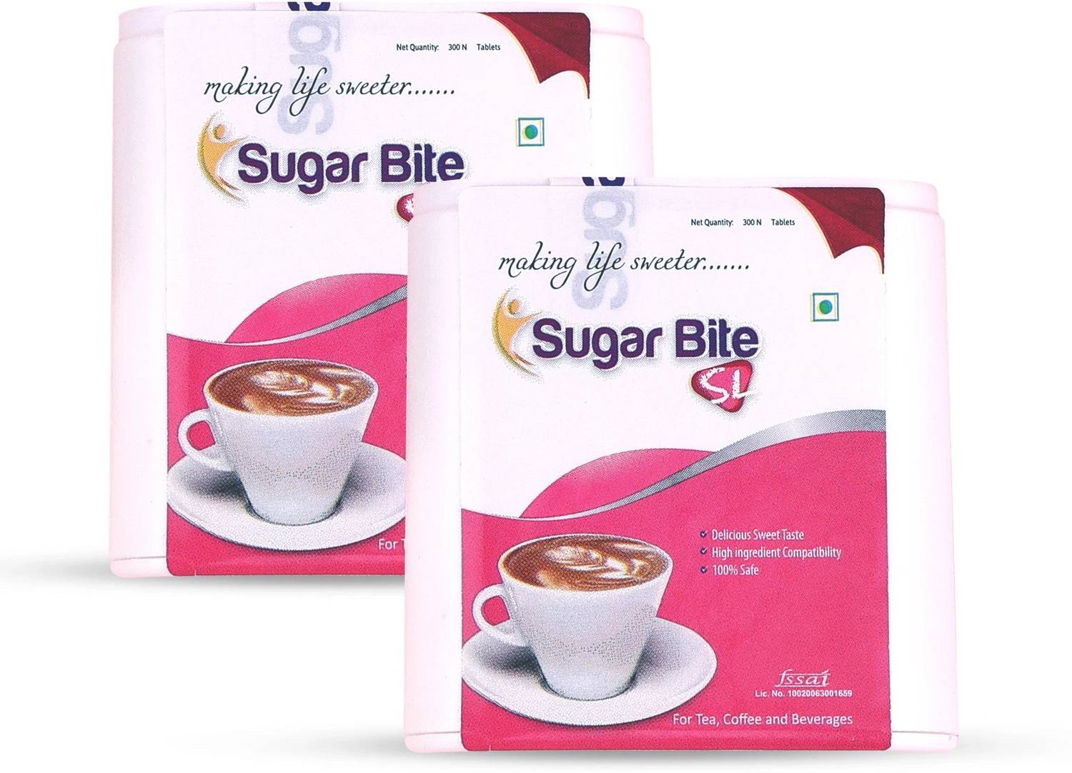 Sugar Bite Zero Calorie Sweetener with Stevia | Ideal for