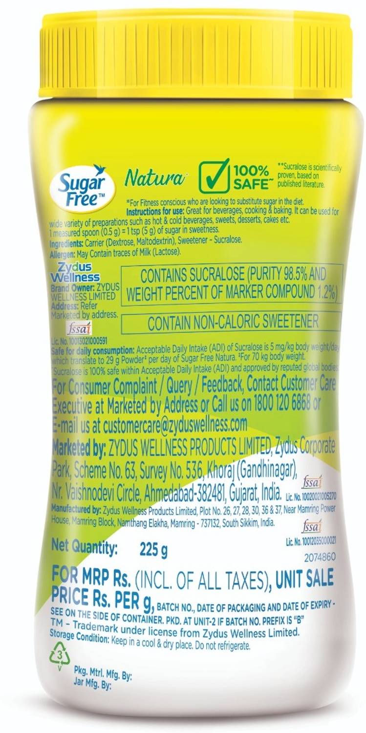 Sugar free Natura Jar | 100% Safe| Scientifically Proven & Tested... more