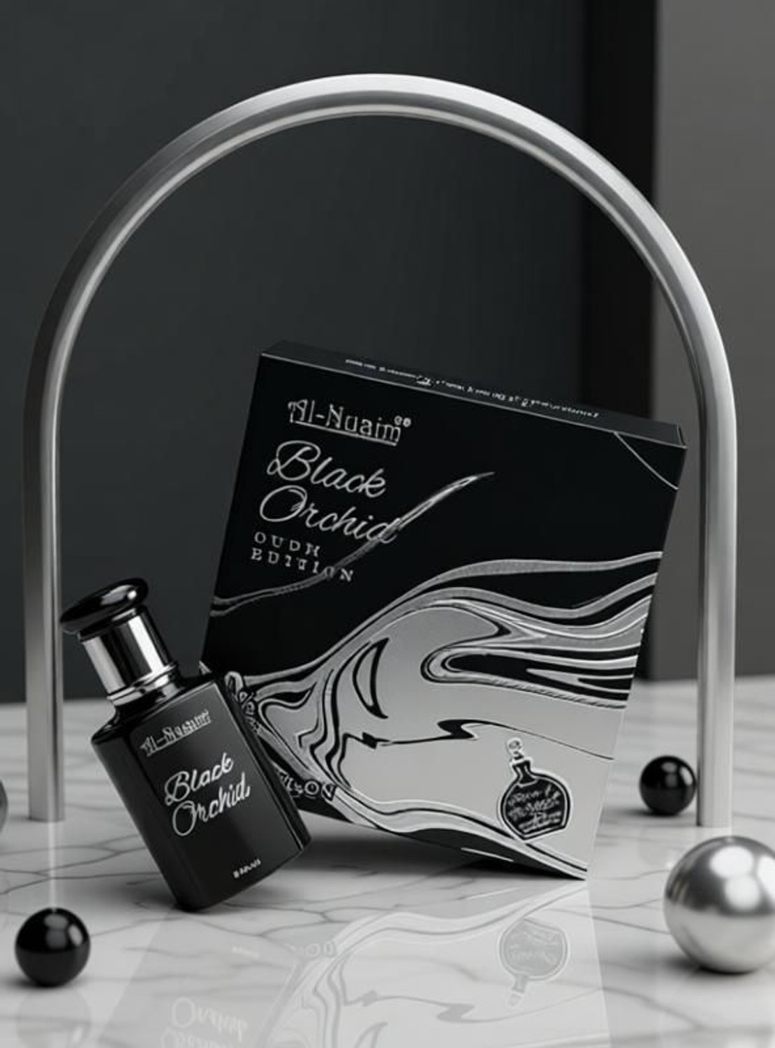 Image of Al-Nuaim Black Orchid 9.9 ml Attar Roll-On | Original | Alcohol Free Floral Attar