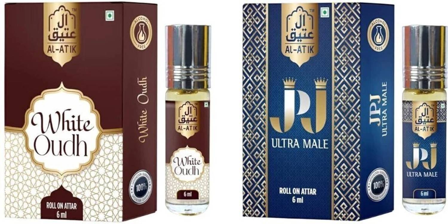 AL-ATIK WHITE OUDH & JPJ ULTRA MALE (AT55 ) Floral Attar
