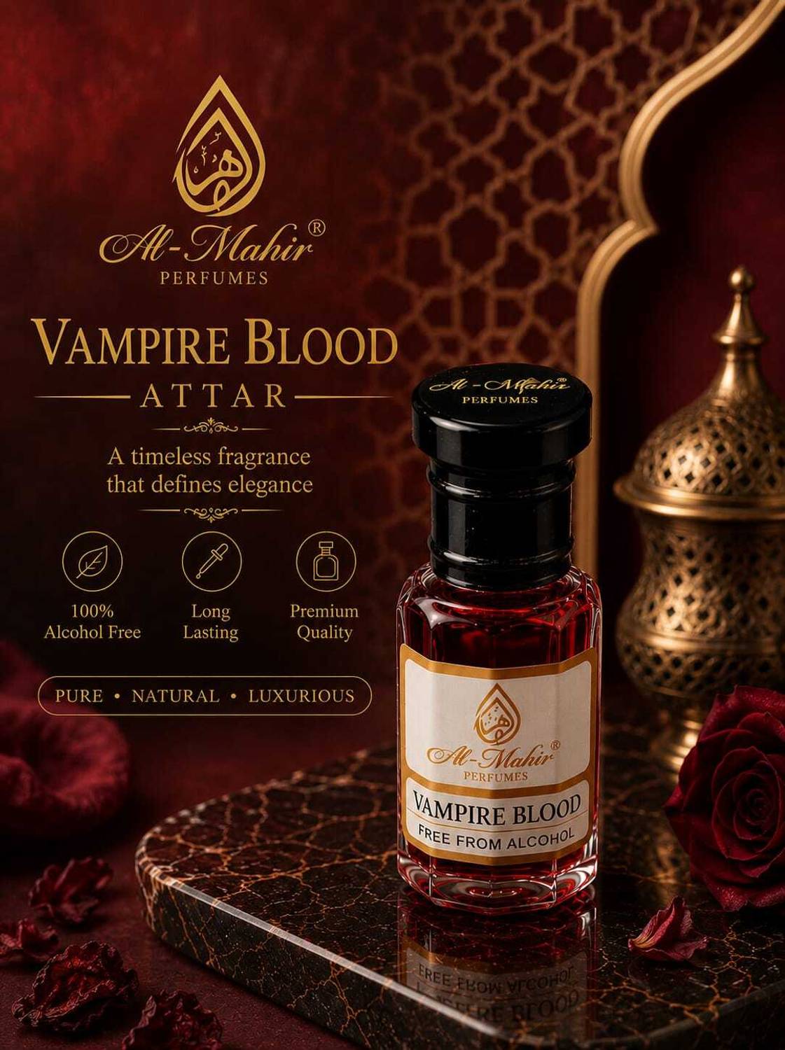 Al-Mahir Bold Vampire Blood Attar - Image 1