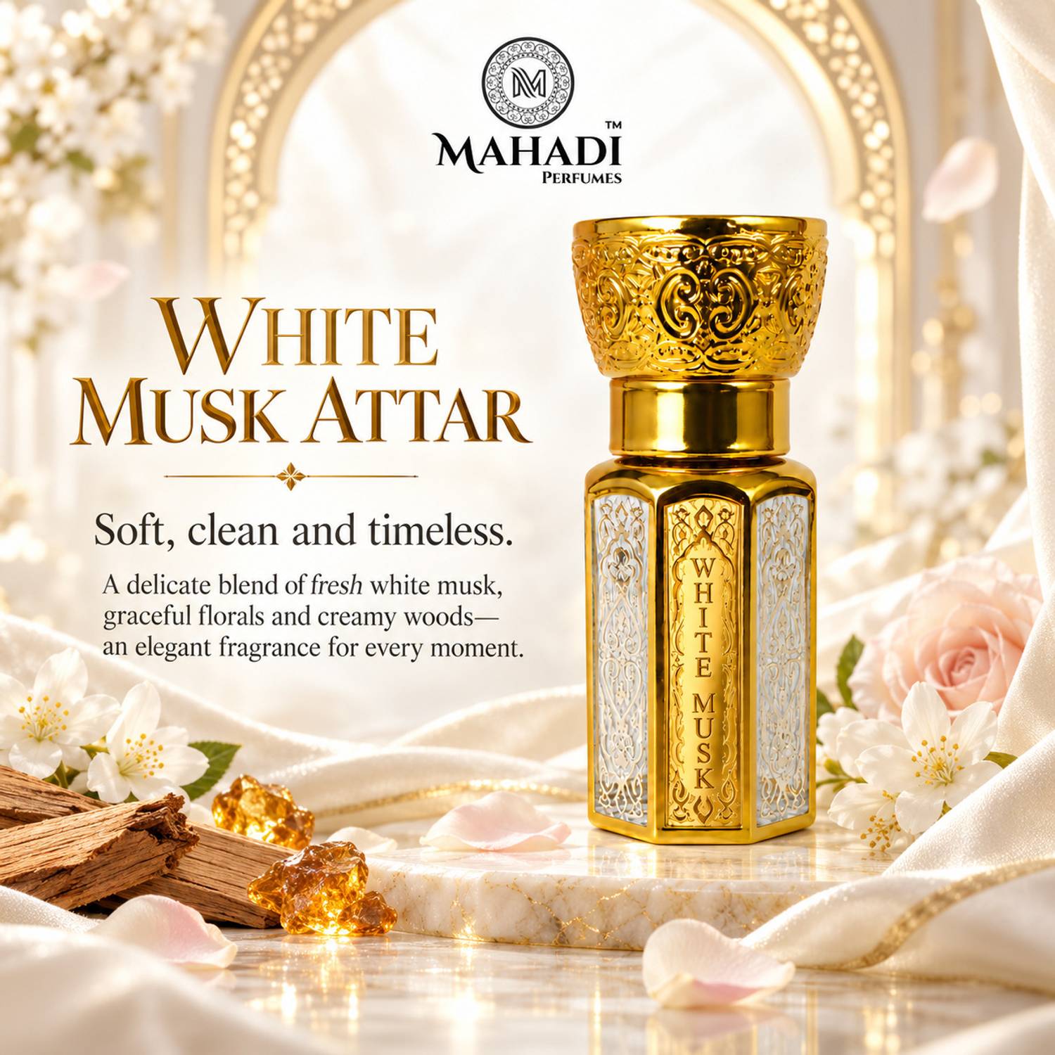 Mahadi White Musk Attar - Image 2