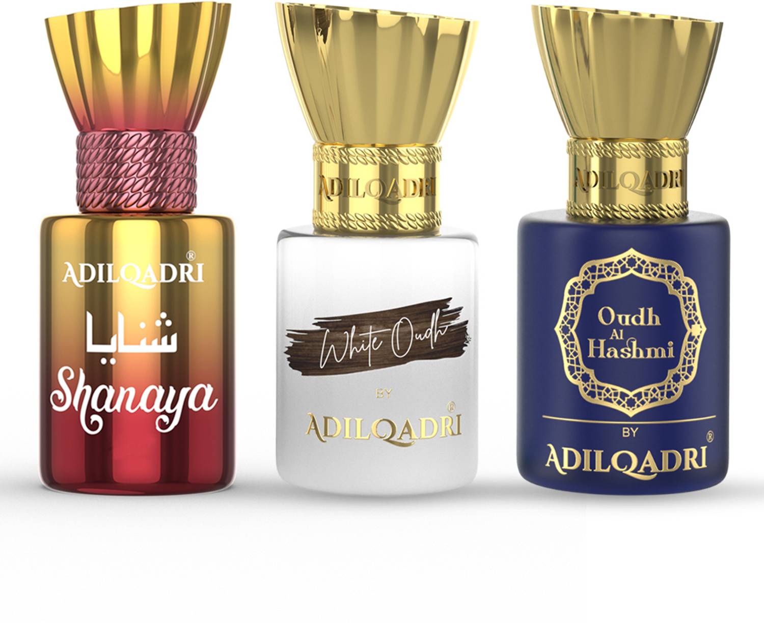Adilqadri Shanaya White Oudh Attar Combo - Image 1