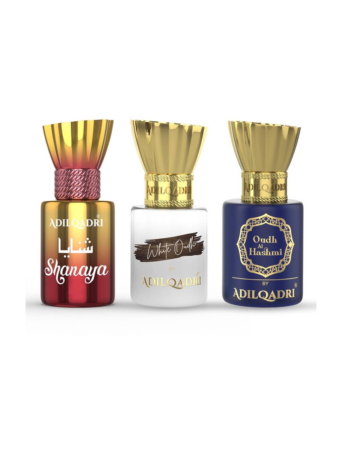 Adilqadri Shanaya White Oudh Attar Combo - Image 1