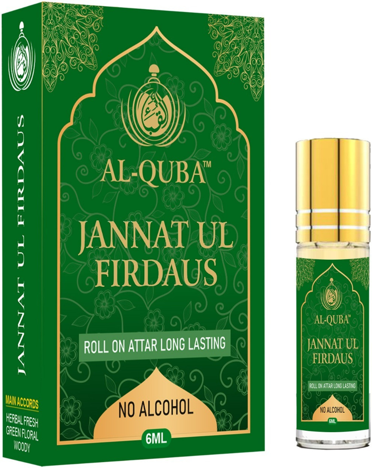 Image of Alquba JANNATUL FIRDAUS 6ML 1PIS Floral Attar