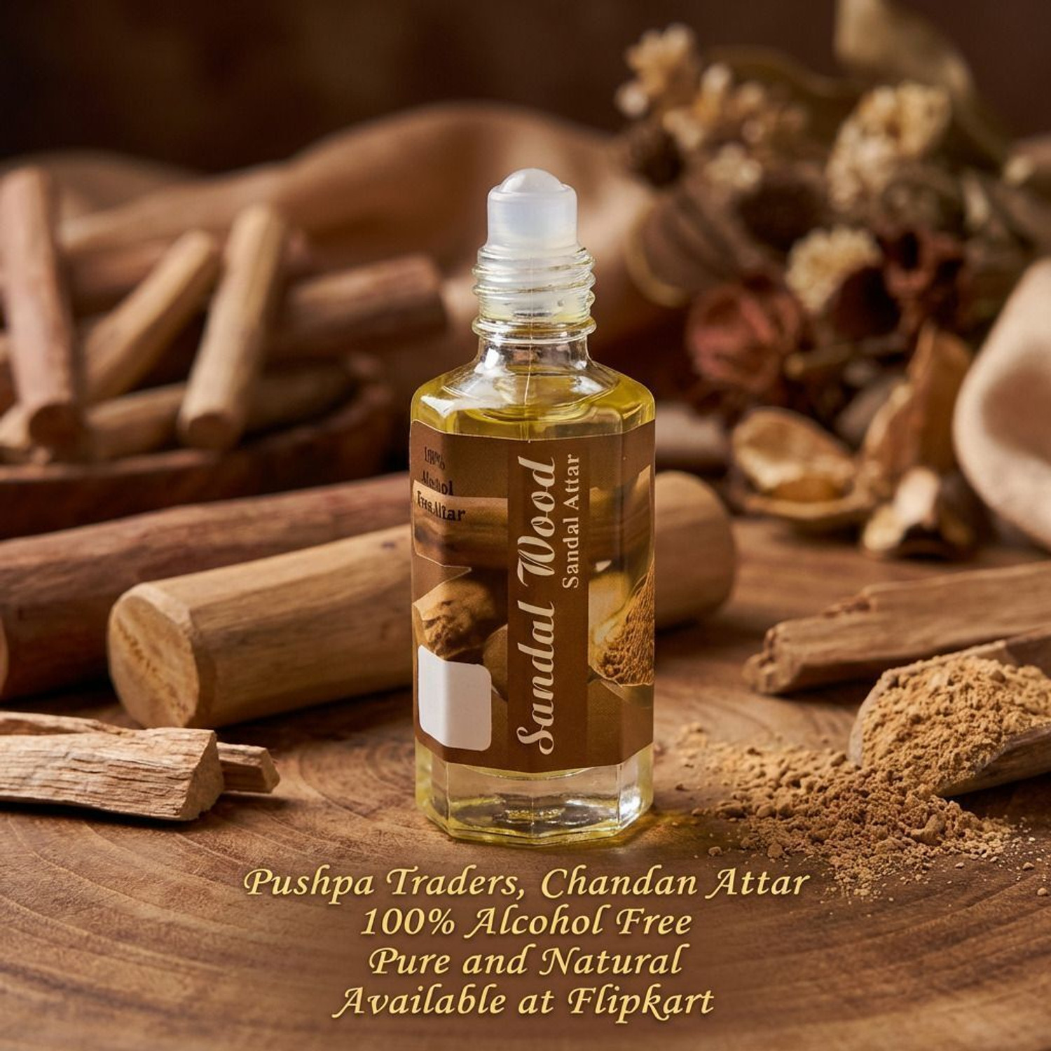 Image of Pushpa Traders Wo Sandle Herbal Attar