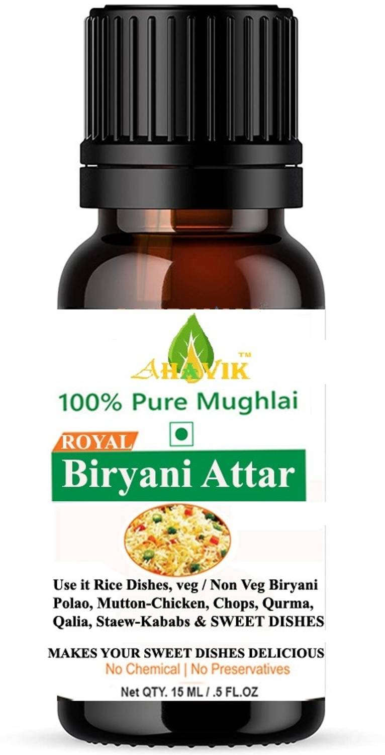 AHAVIK Royal Mughlai Biryani Attar Essence ForDUM Biriyani,Pulao,Rice Dishes & Desserts Floral Attar