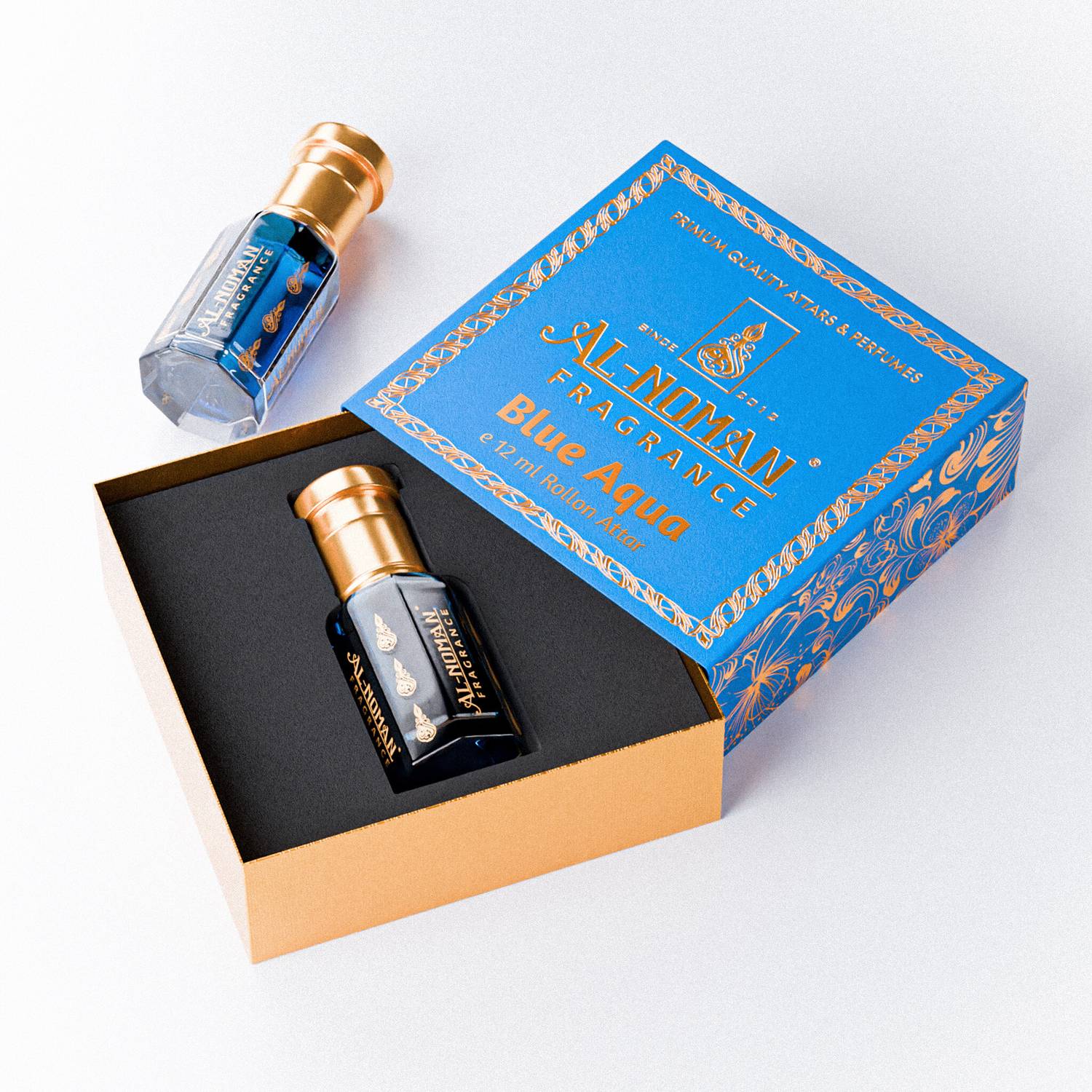 AL NOMAN FRAGRANCES Blue Aqua Floral Attar - Image 2